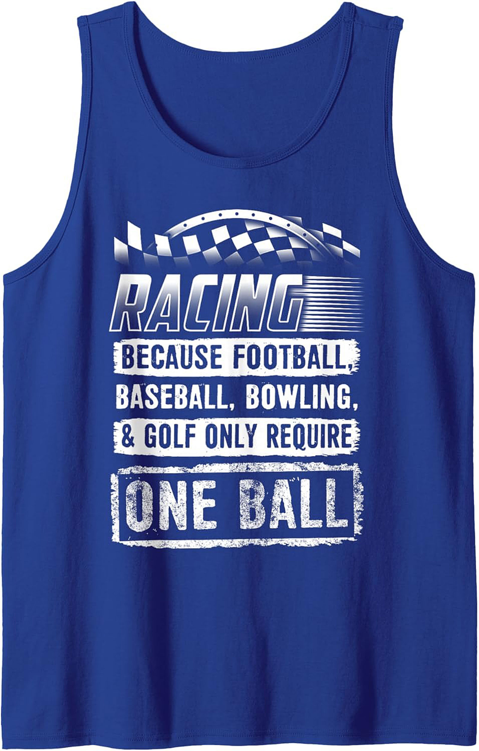 Funny Racing Humor Graphic Tank Top Motorsport Sleeveless