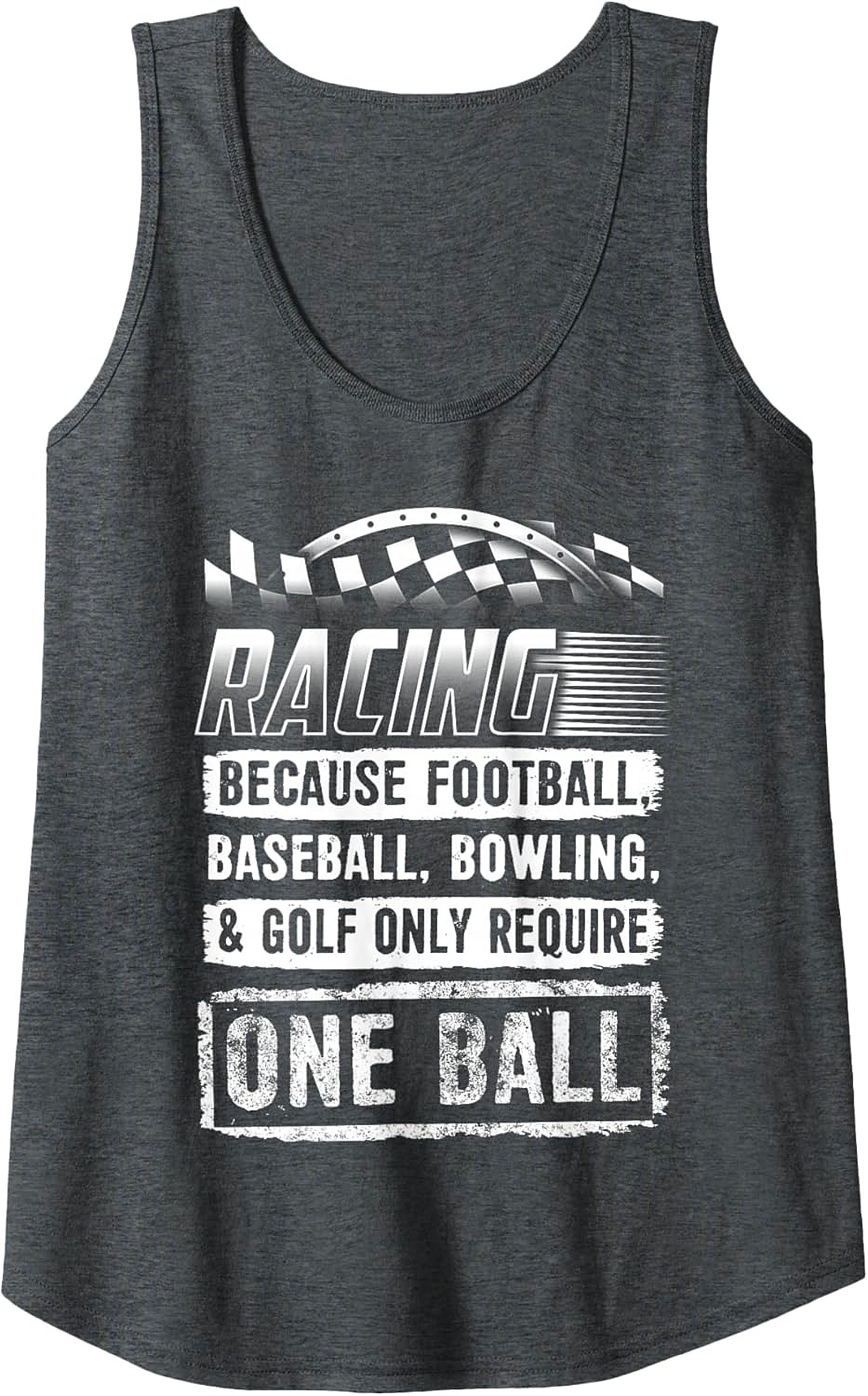 Funny Racing Humor Graphic Tank Top Motorsport Sleeveless