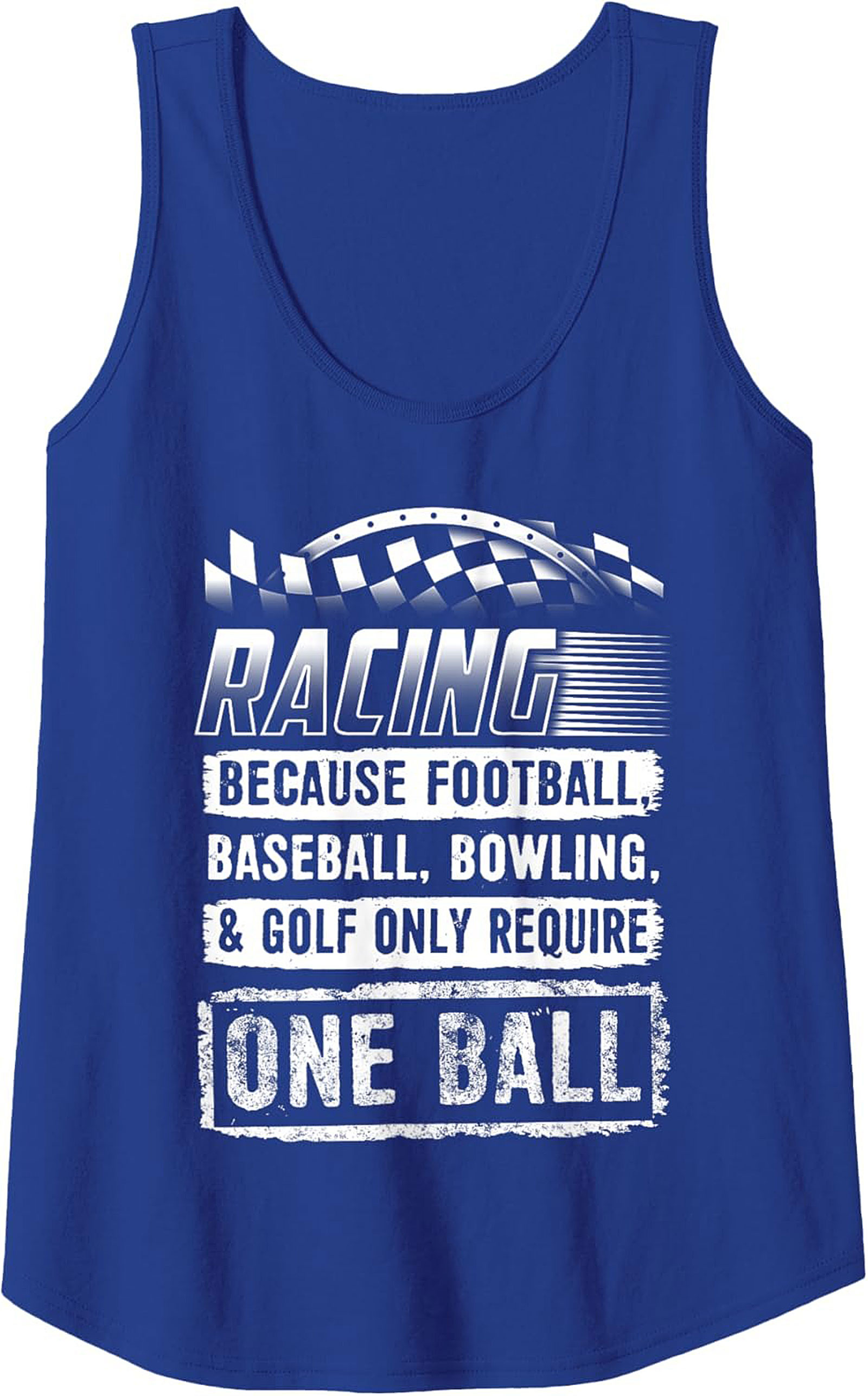 Funny Racing Humor Graphic Tank Top Motorsport Sleeveless