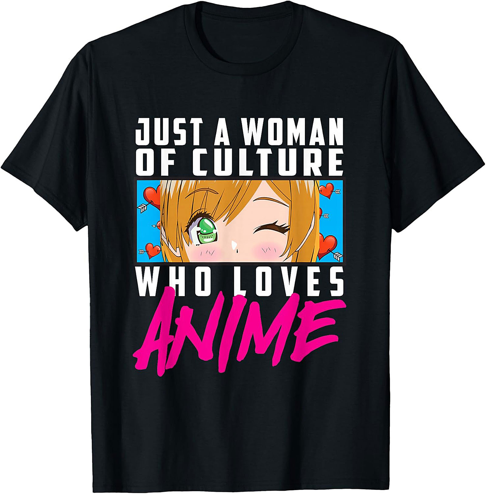 Woman of Culture Anime T-Shirt | Funny Graphic Tee