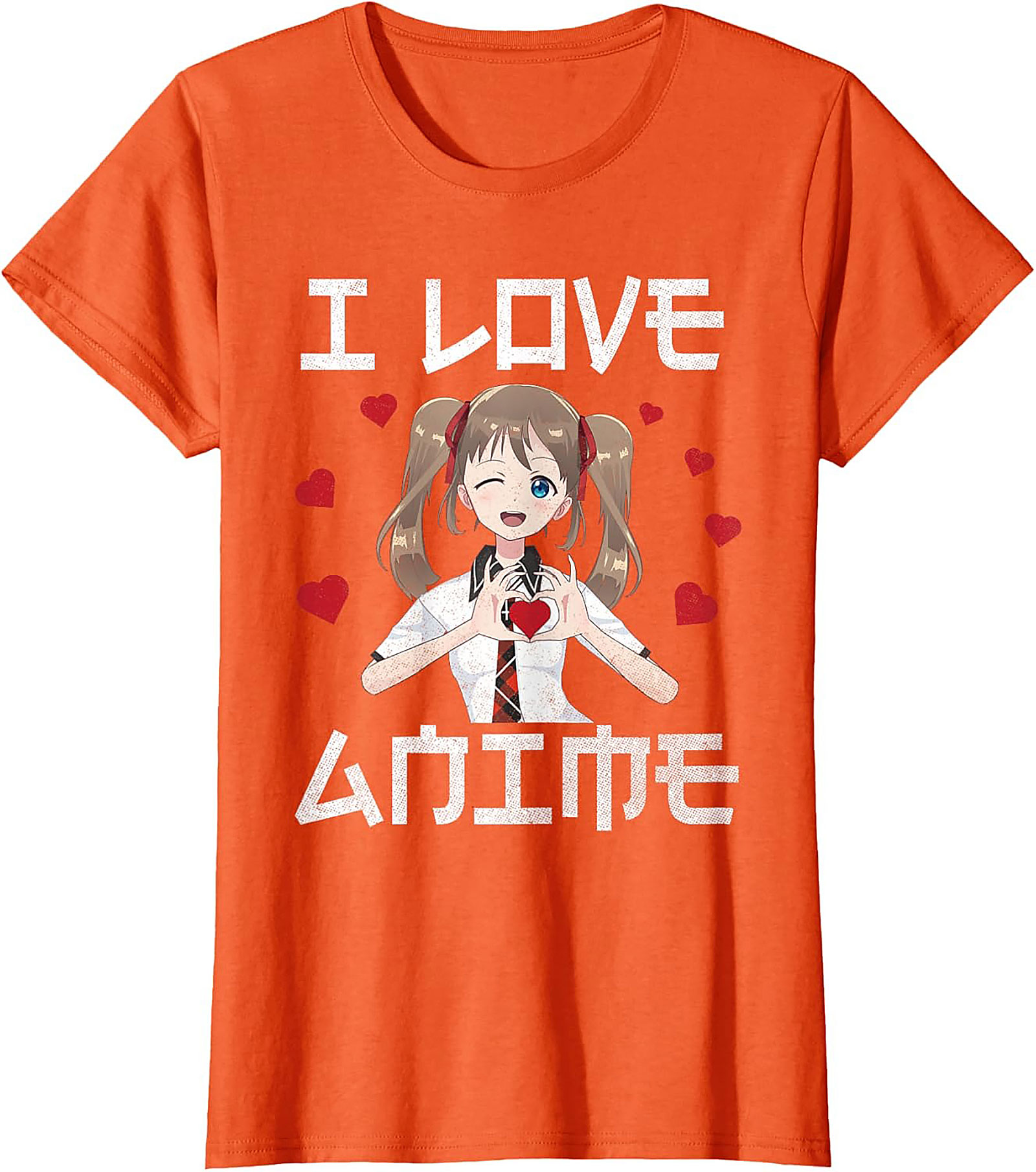 Kawaii Anime T-shirt | I Love Anime Graphic Tee | Unisex