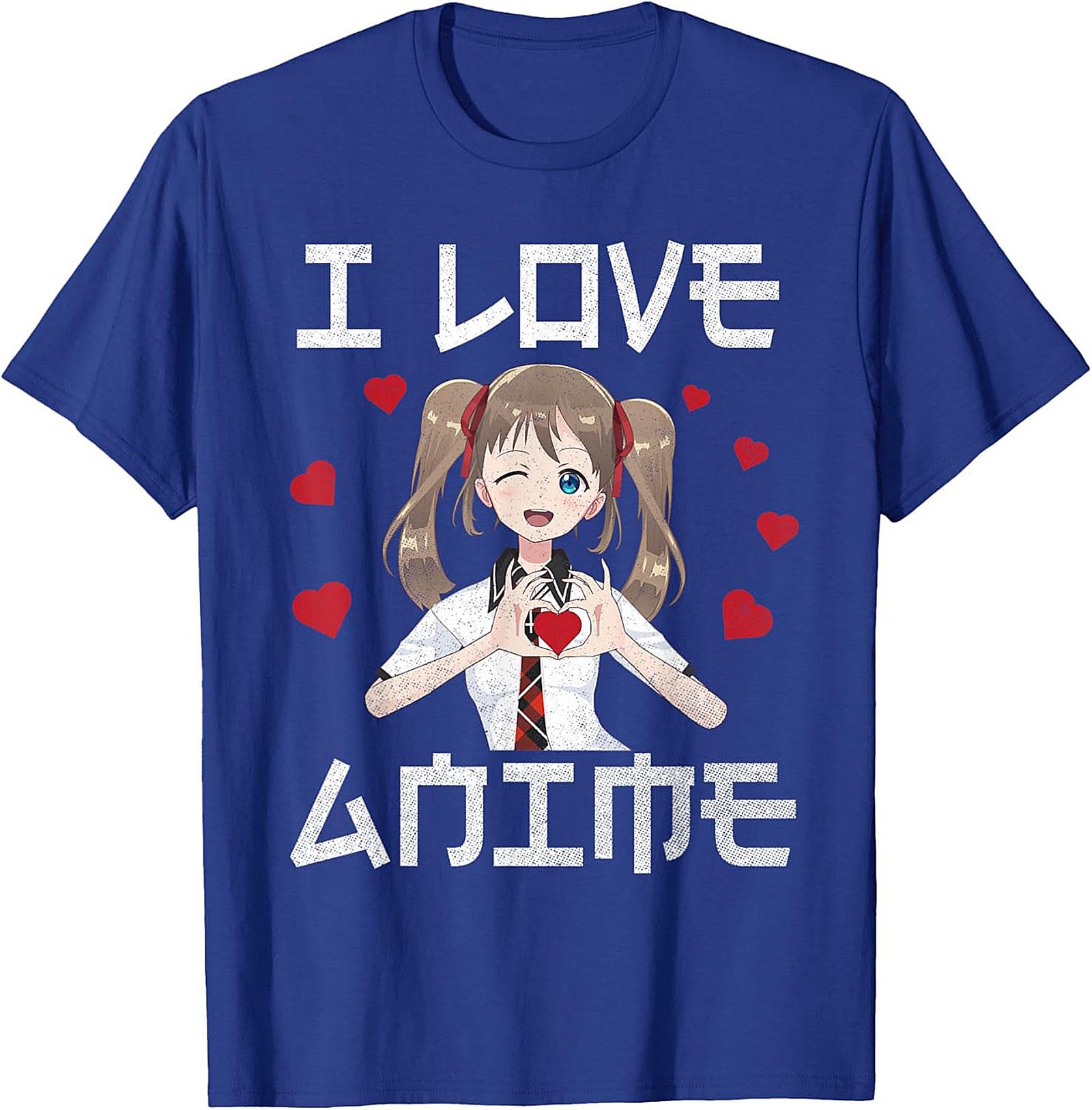 Kawaii Anime T-shirt | I Love Anime Graphic Tee | Unisex