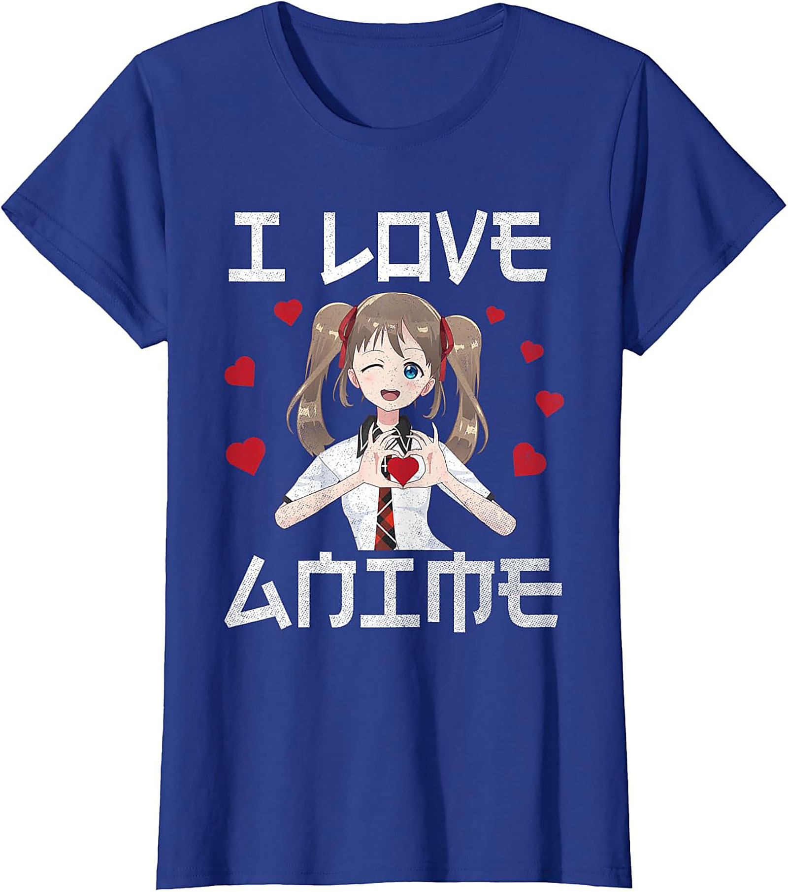 Kawaii Anime T-shirt | I Love Anime Graphic Tee | Unisex