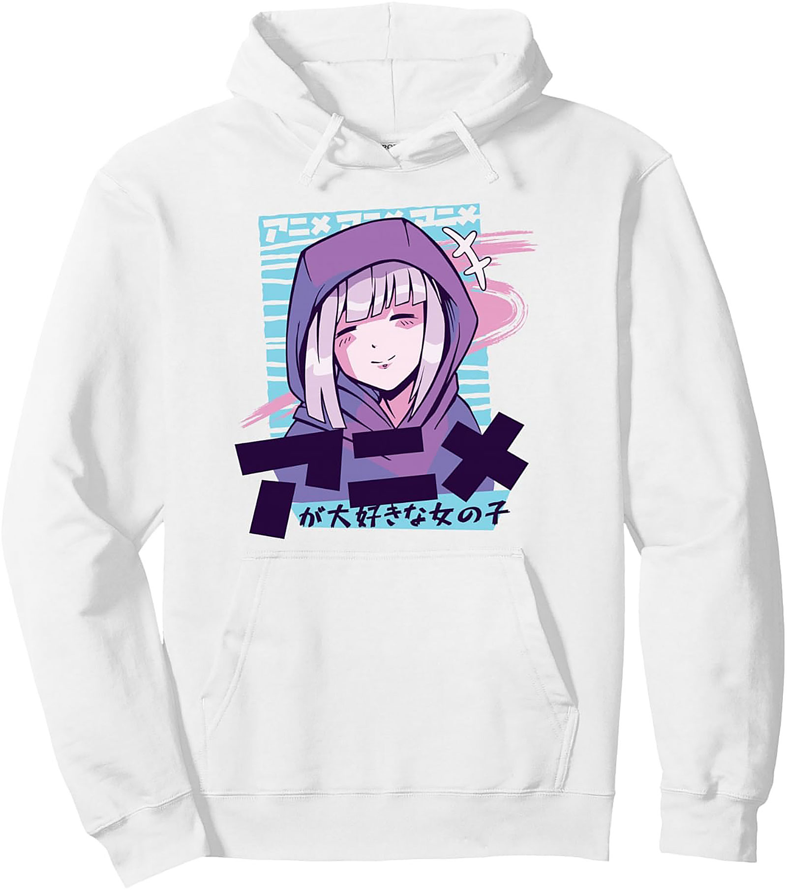 Anime Aesthetic Pullover Hoodie | Cozy Japanese Streetwear Gift