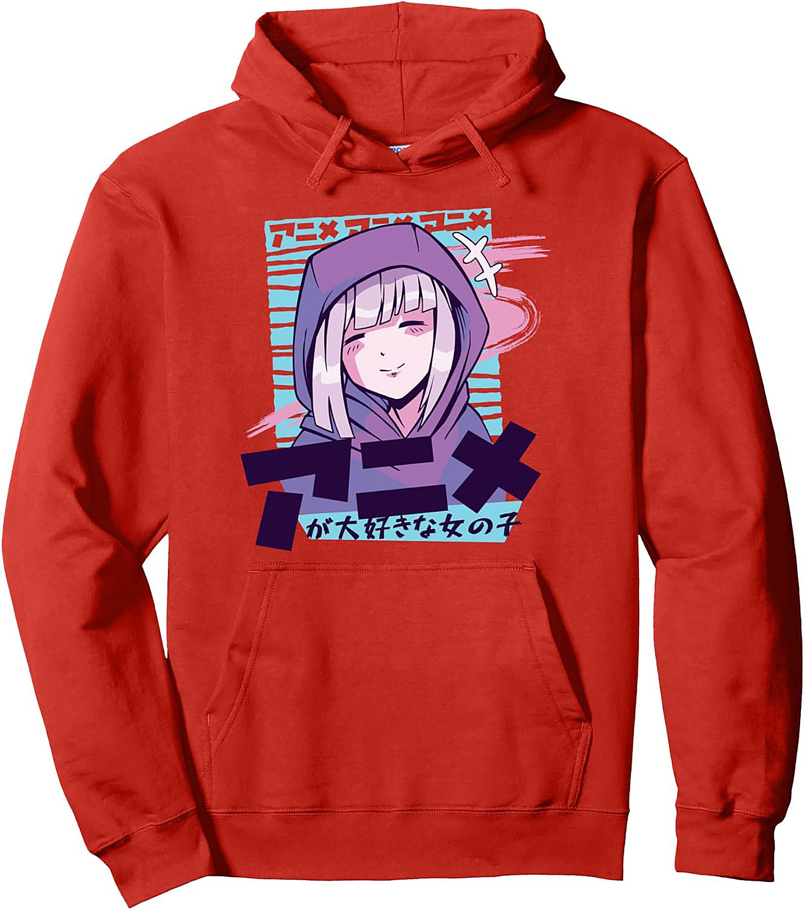 Anime Aesthetic Pullover Hoodie | Cozy Japanese Streetwear Gift