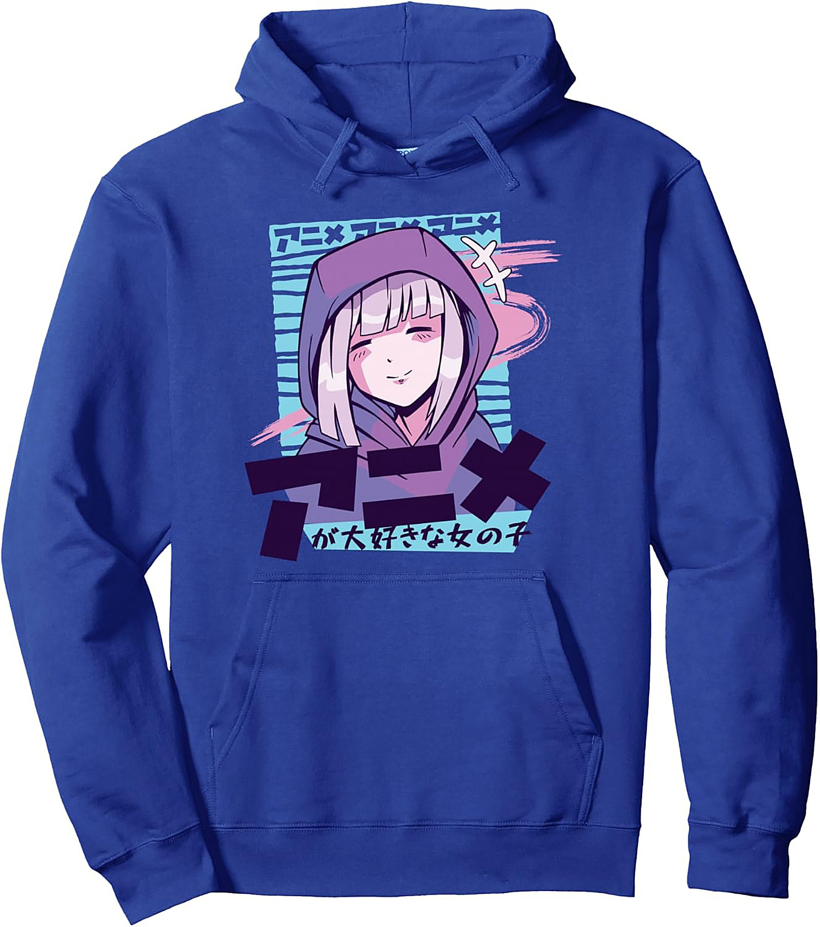 Anime Aesthetic Pullover Hoodie | Cozy Japanese Streetwear Gift