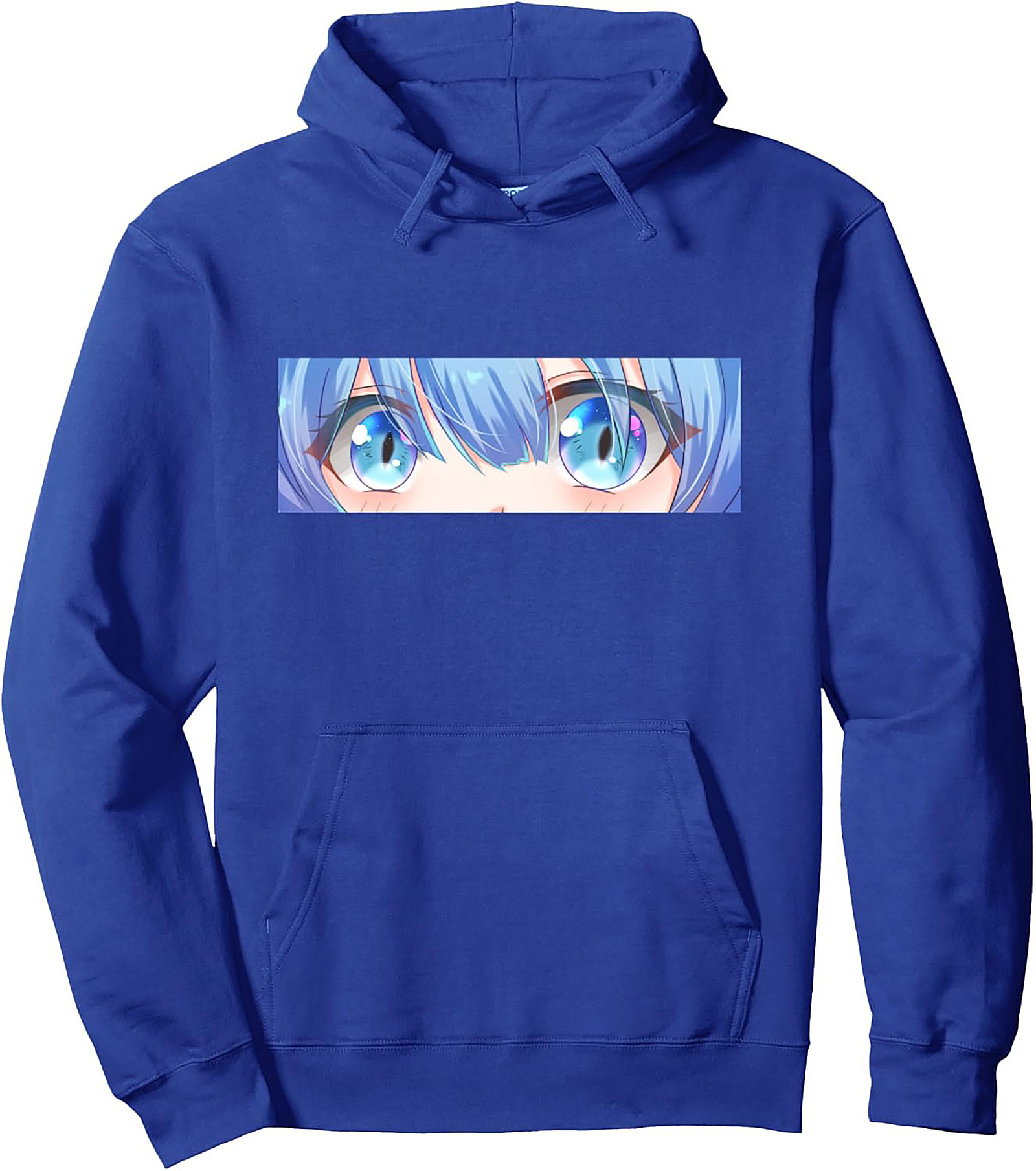 Anime Eyes Graphic Hoodie | Cozy Otaku Streetwear Pullover