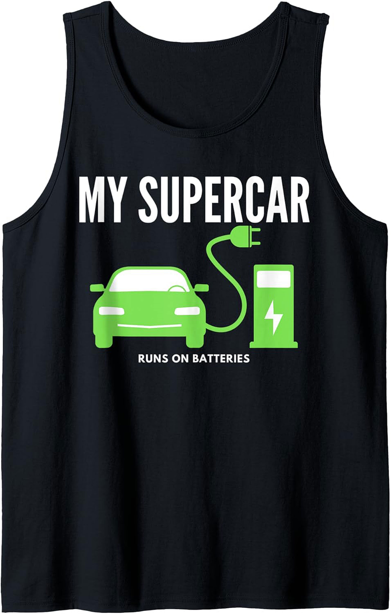EV Supercar Tank Top Electric Car Sleeveless Shirt