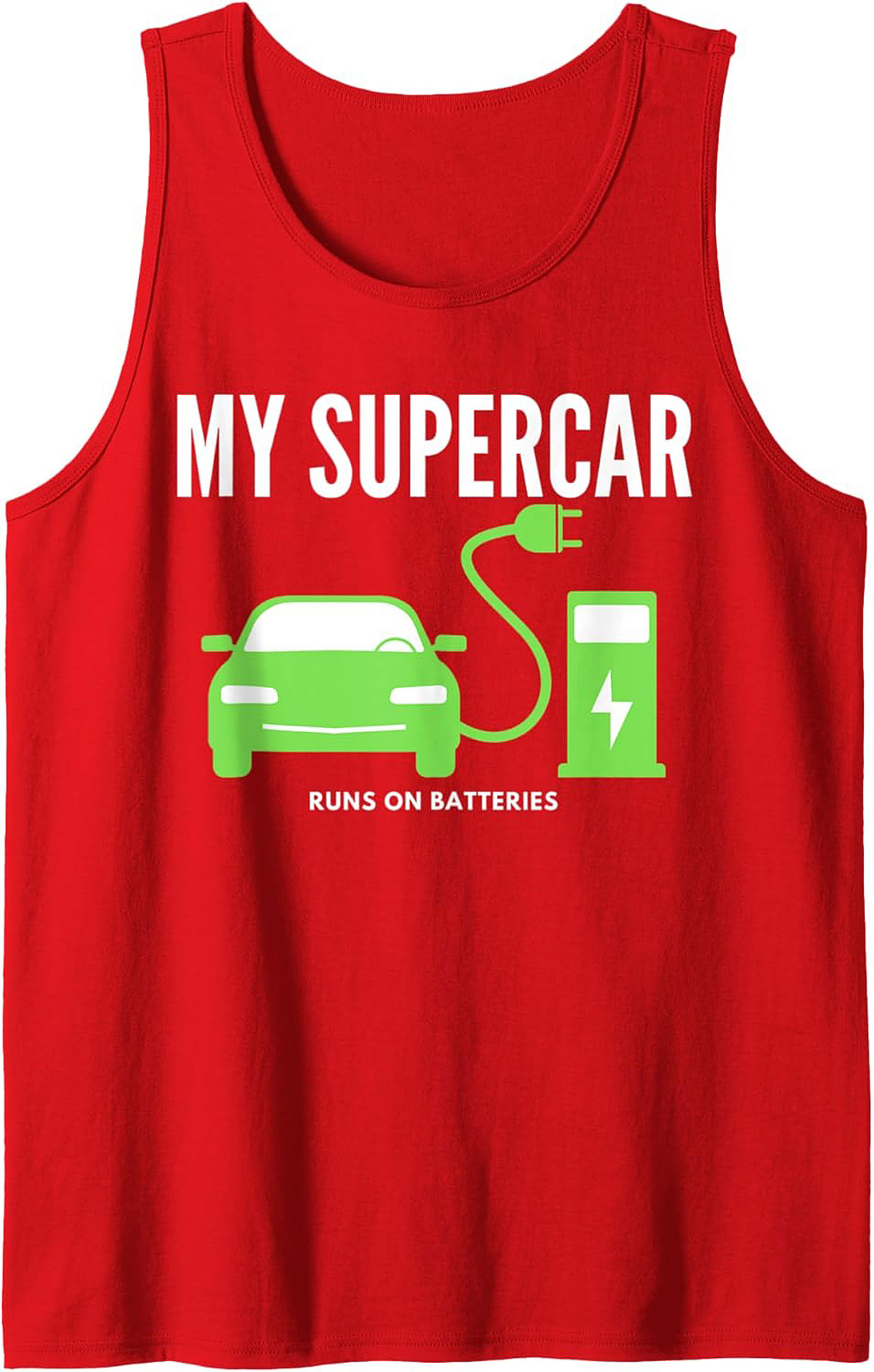 EV Supercar Tank Top Electric Car Sleeveless Shirt