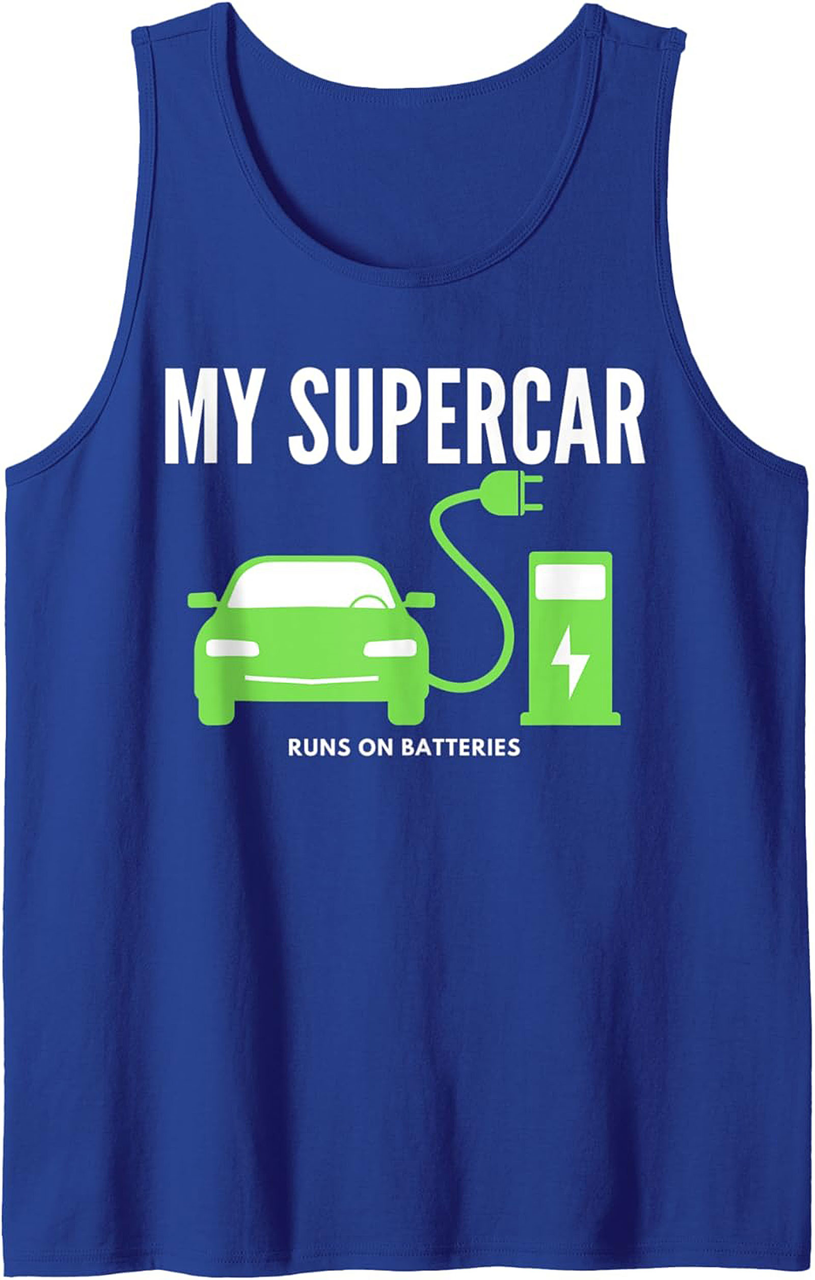 EV Supercar Tank Top Electric Car Sleeveless Shirt