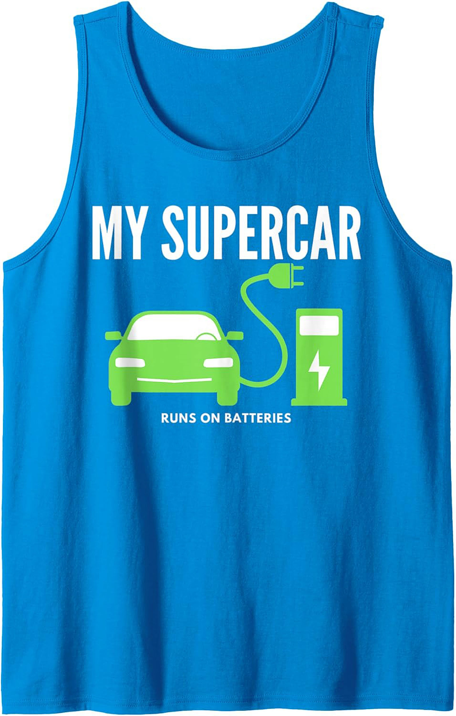 EV Supercar Tank Top Electric Car Sleeveless Shirt