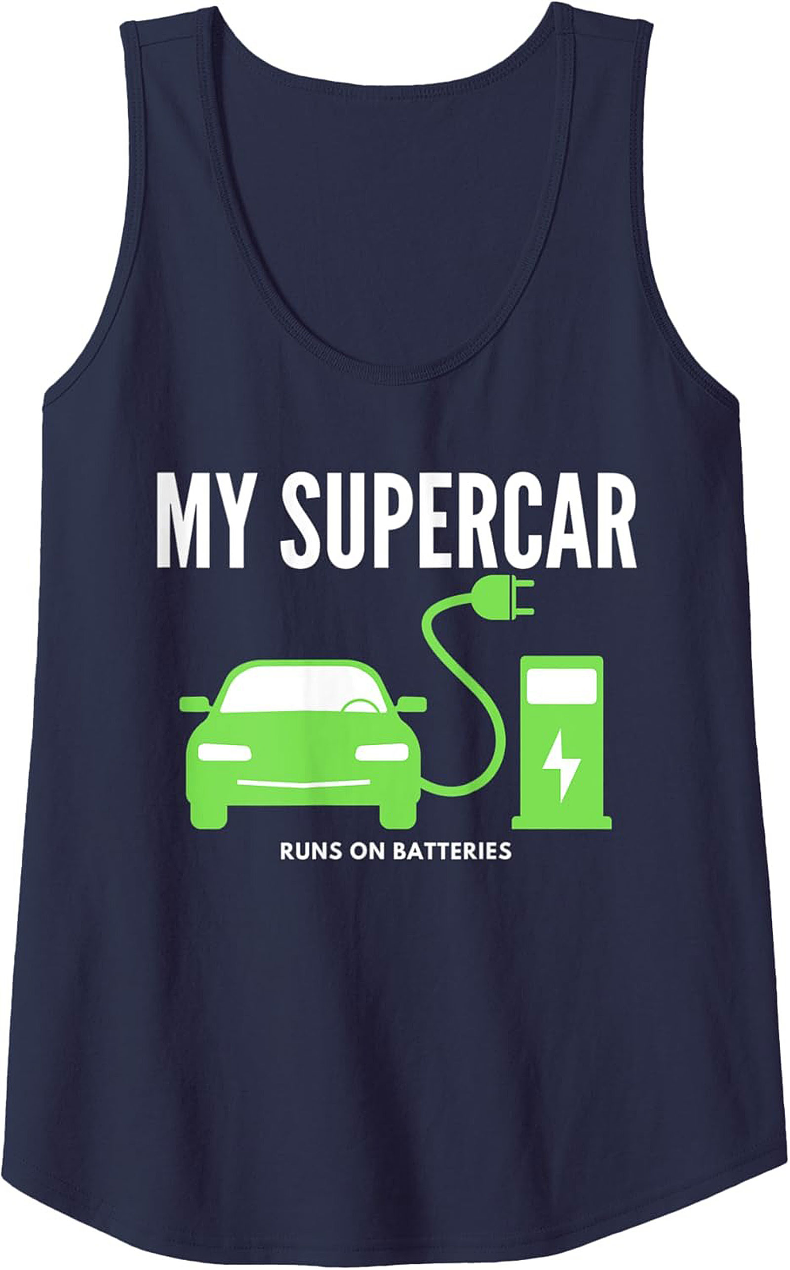 EV Supercar Tank Top Electric Car Sleeveless Shirt