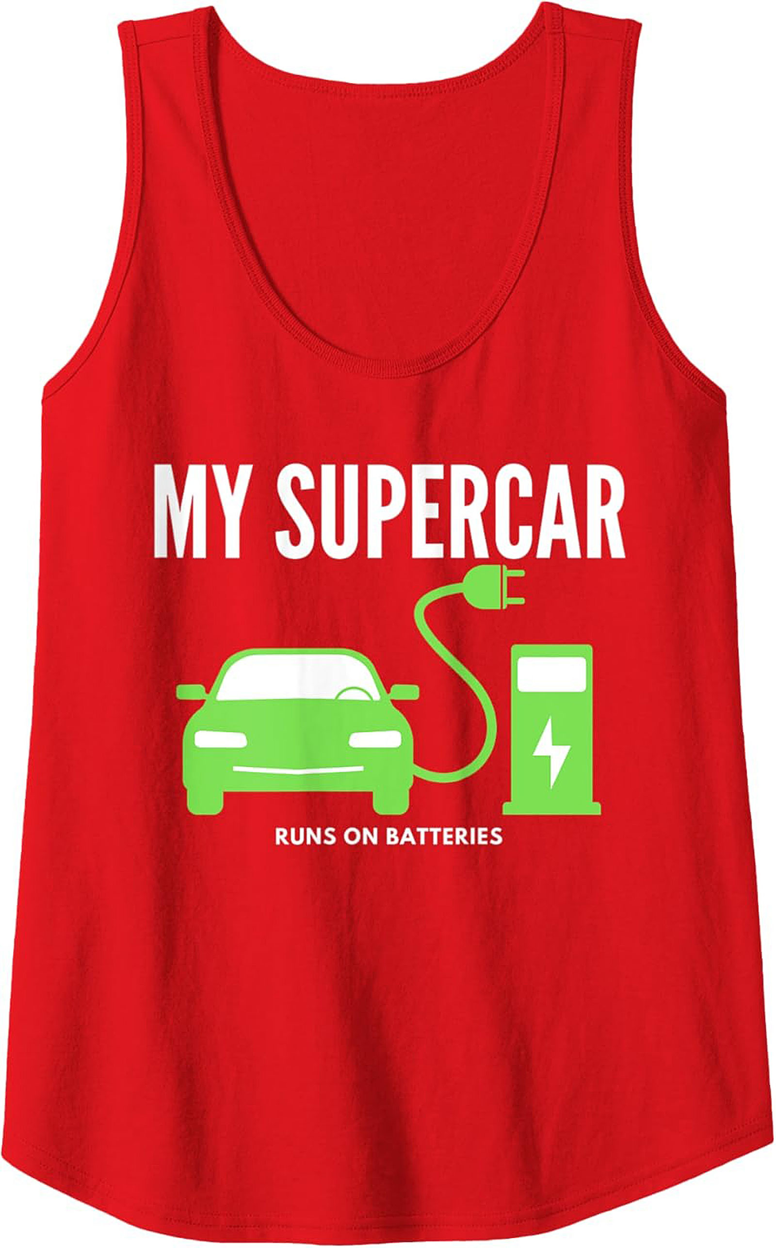 EV Supercar Tank Top Electric Car Sleeveless Shirt