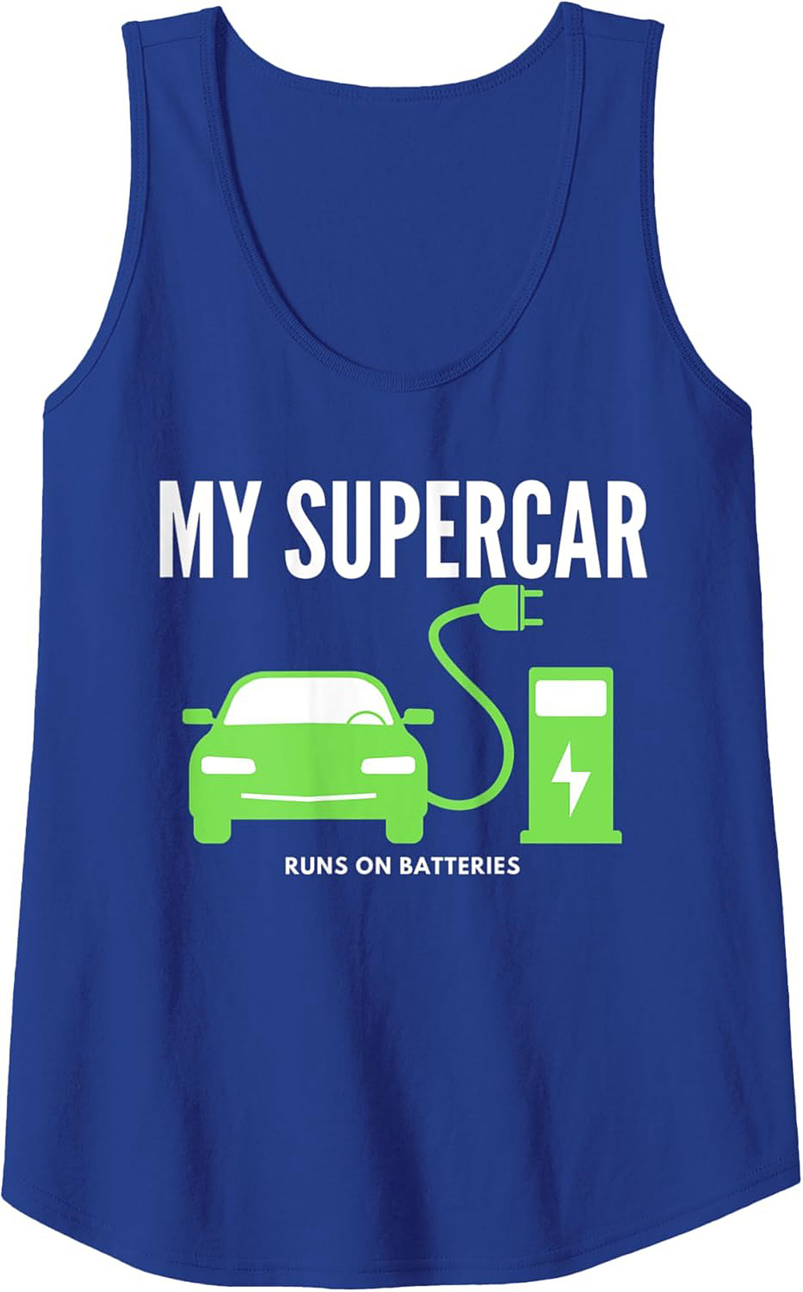 EV Supercar Tank Top Electric Car Sleeveless Shirt