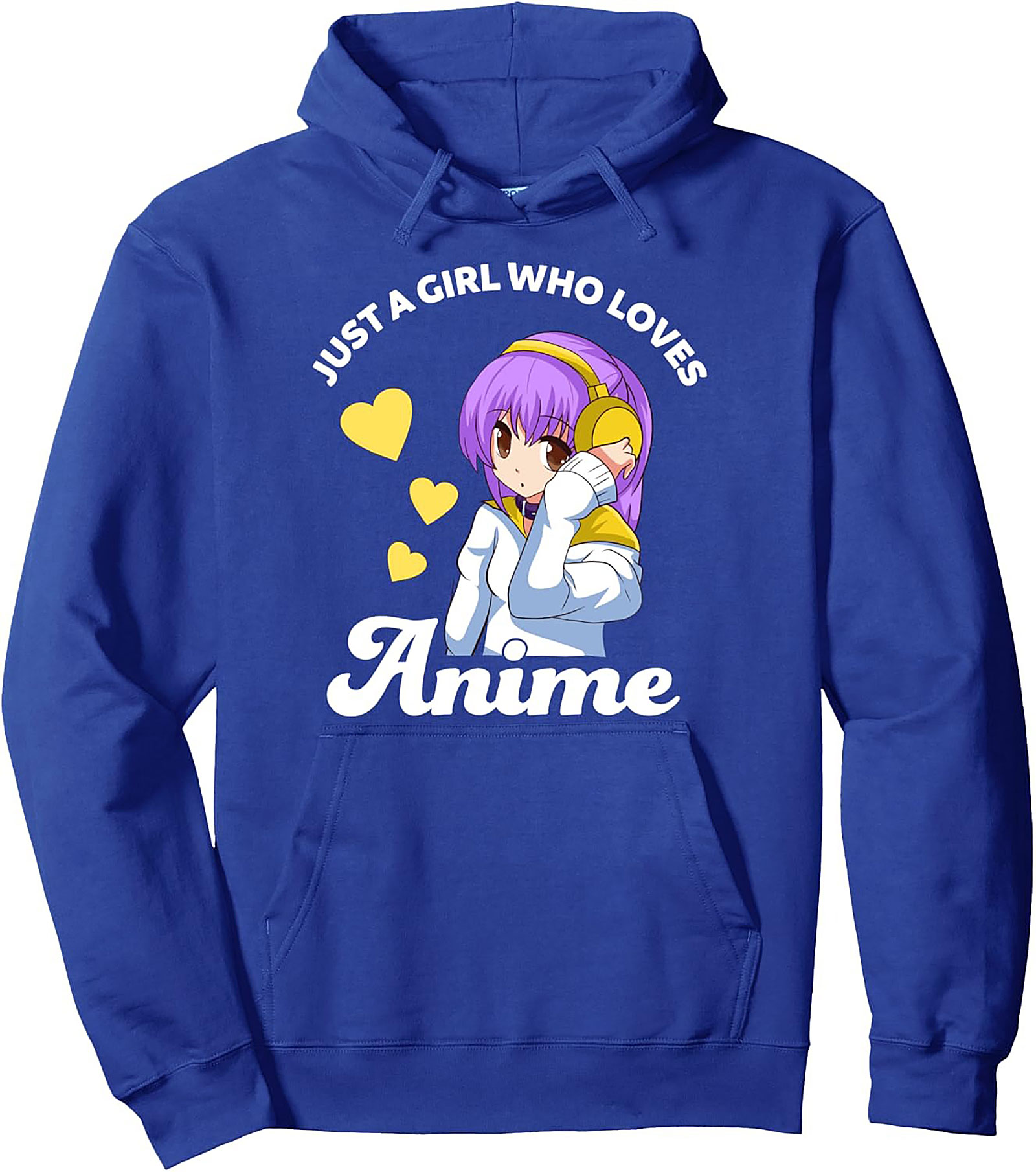 Anime Girl Pullover Hoodie | Cozy Otaku Fashion & Gift