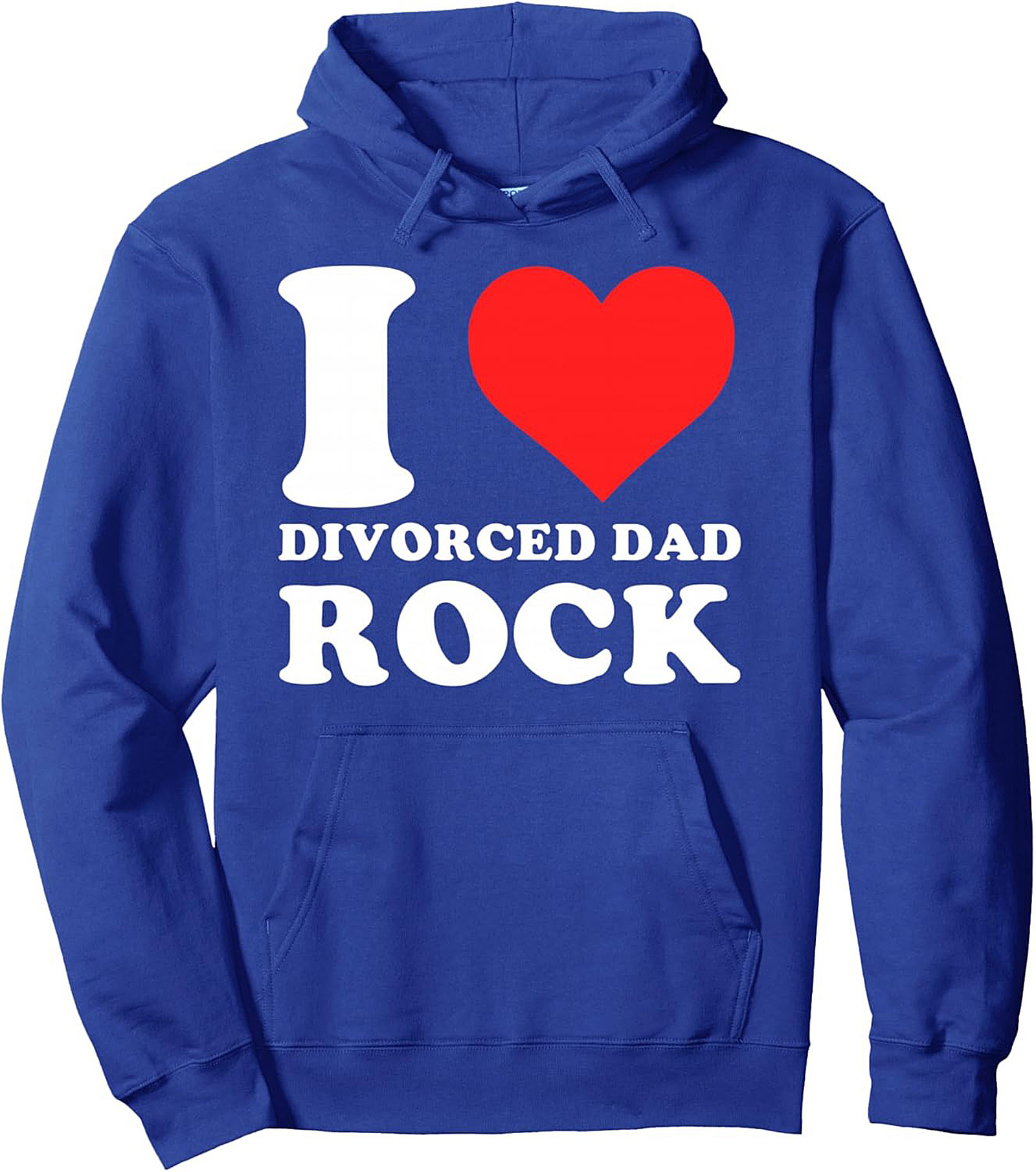 Divorced Dad Rock Pullover Hoodie Funny Music Gift