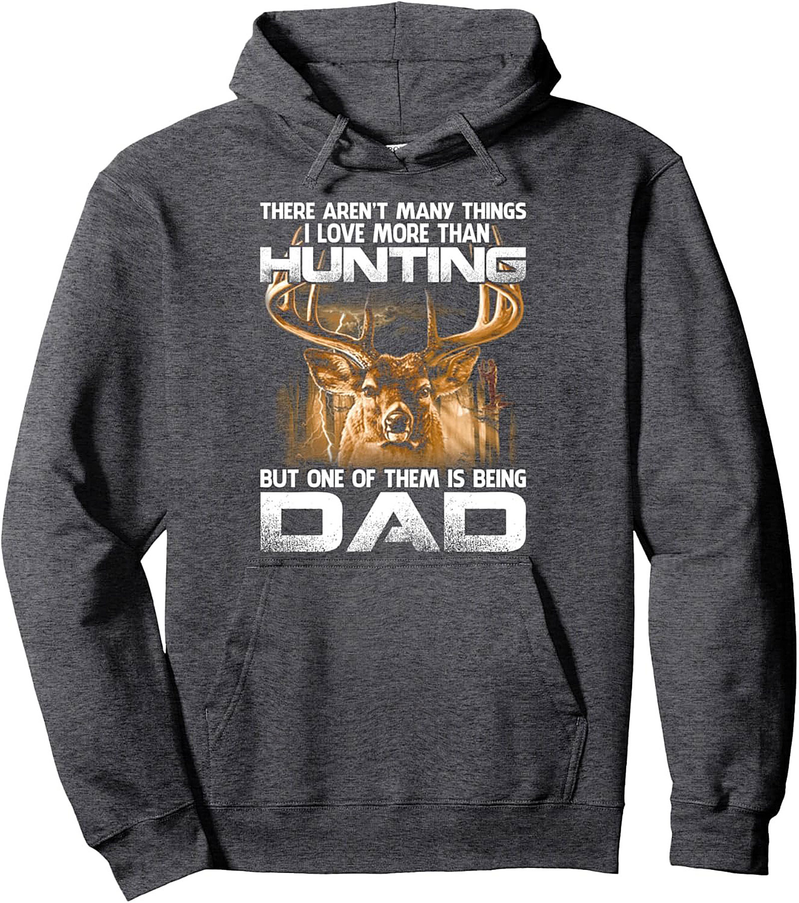 Hunting Dad Pullover Hoodie Deer Hunter Gift