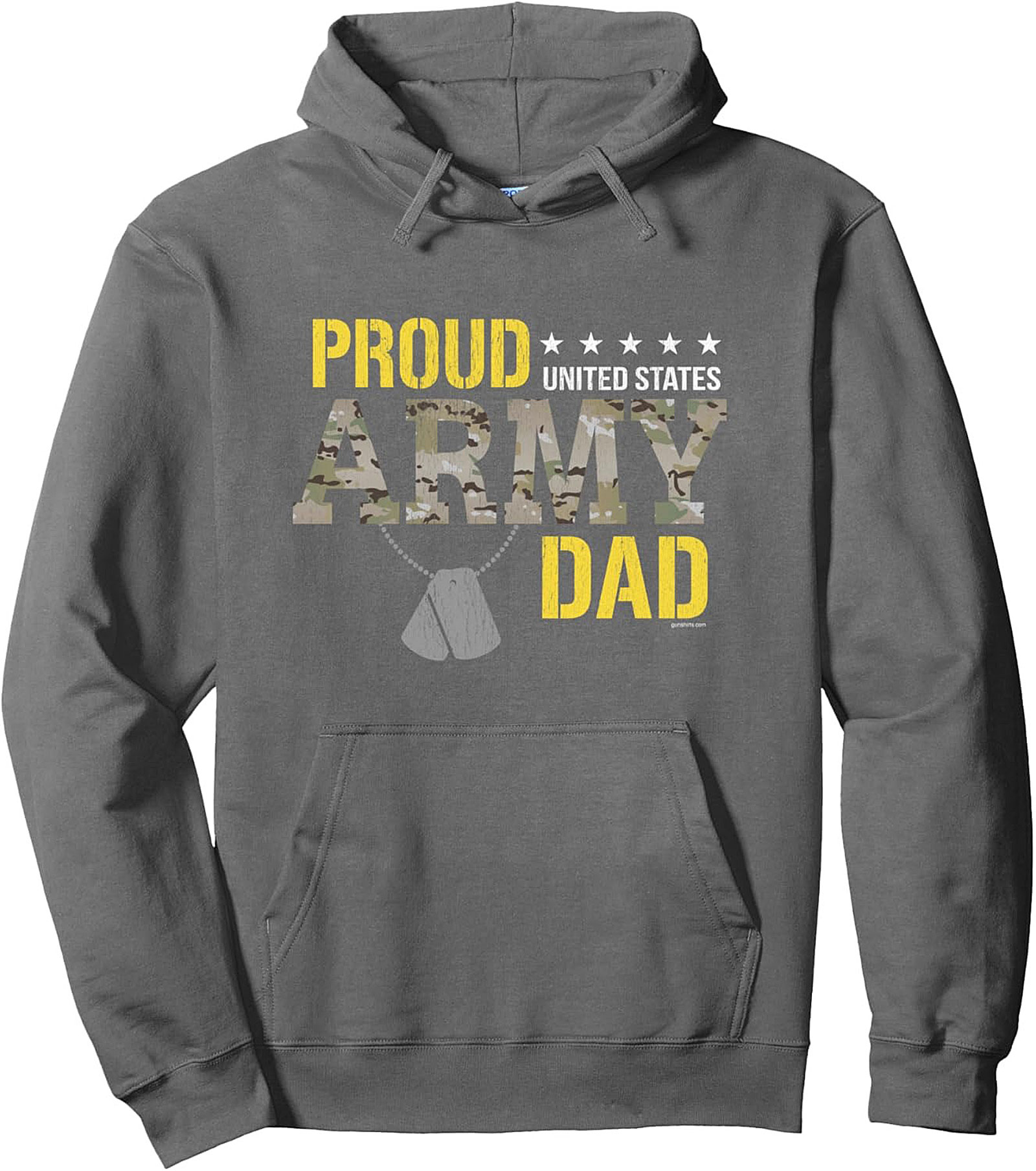 Proud U.S. Army Dad Pullover Hoodie Military Father Gift