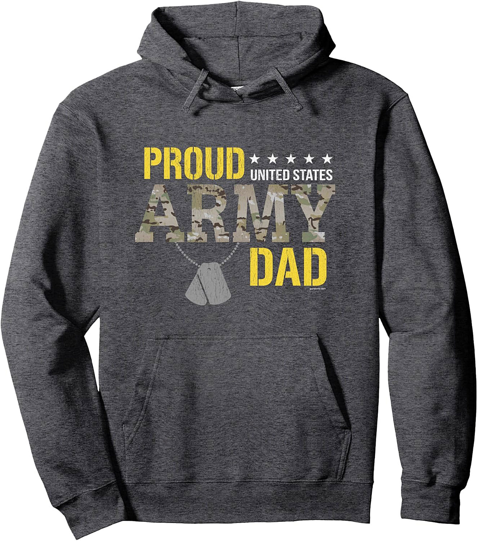 Proud U.S. Army Dad Pullover Hoodie Military Father Gift