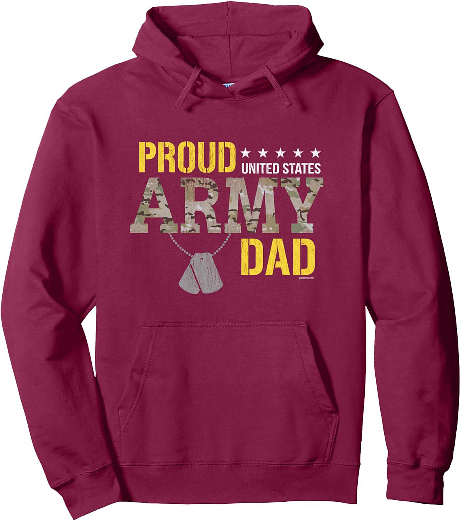 Proud U.S. Army Dad Pullover Hoodie Military Father Gift
