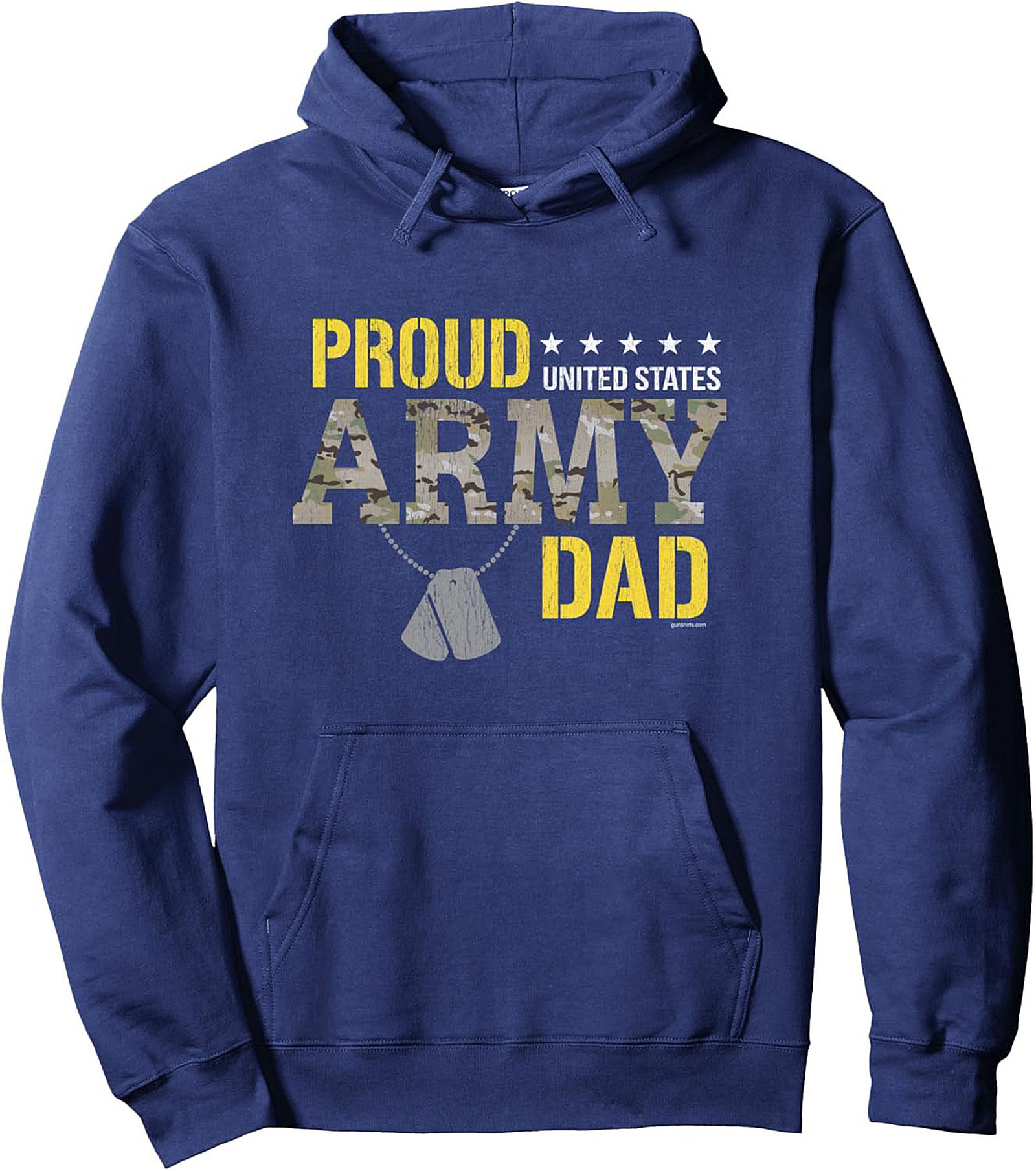 Proud U.S. Army Dad Pullover Hoodie Military Father Gift