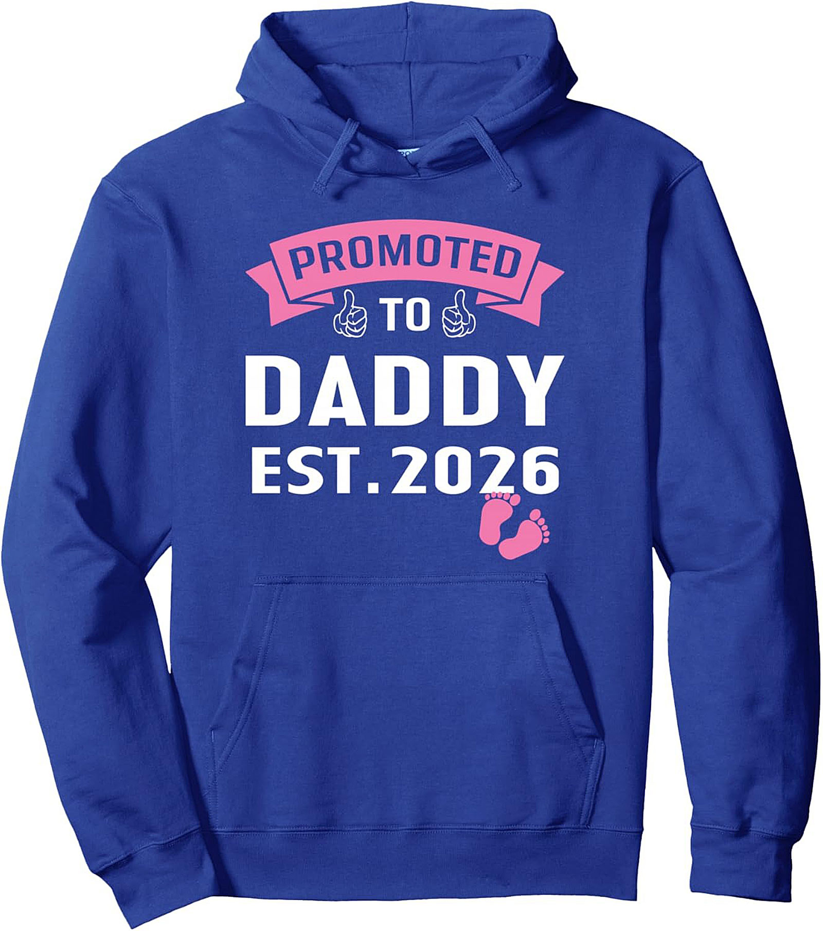 Promoted to Daddy Est. 2026 Graphic Hoodie New Dad Gift