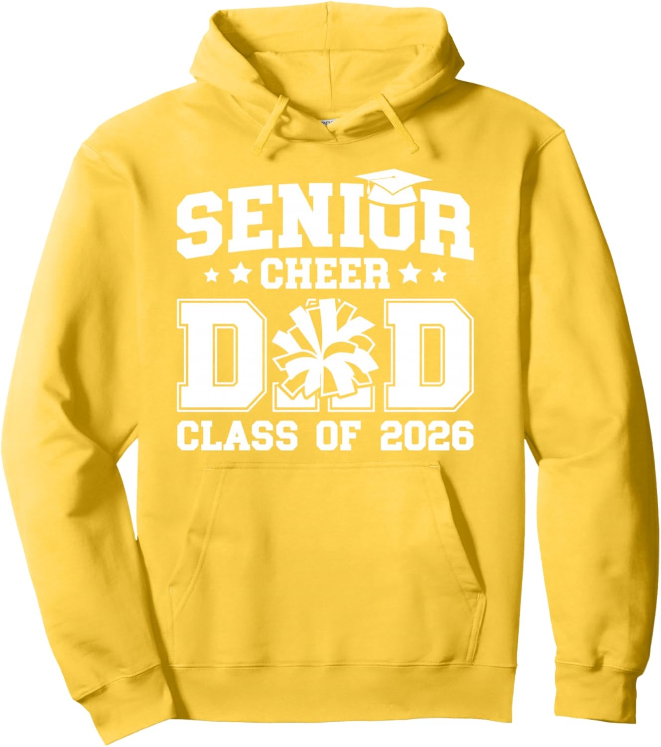 Senior Cheer Dad Pullover Hoodie - Class of 2026 Gift