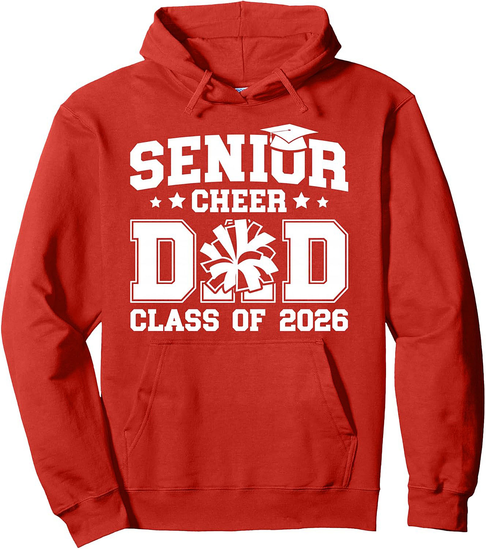 Senior Cheer Dad Pullover Hoodie - Class of 2026 Gift