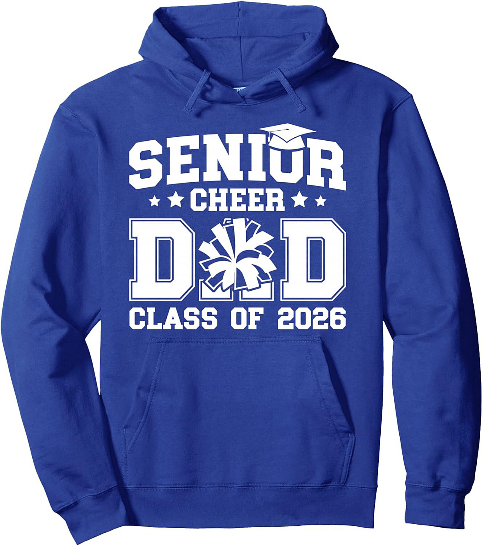 Senior Cheer Dad Pullover Hoodie - Class of 2026 Gift
