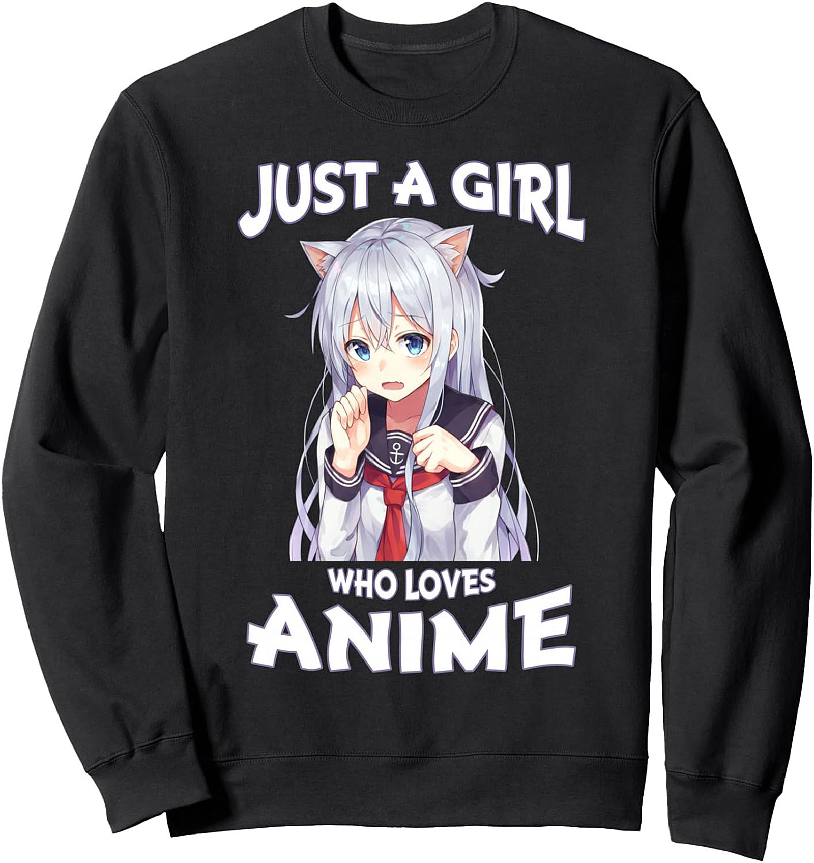 Anime Lover Crewneck Sweatshirt | Kawaii Graphic Pullover