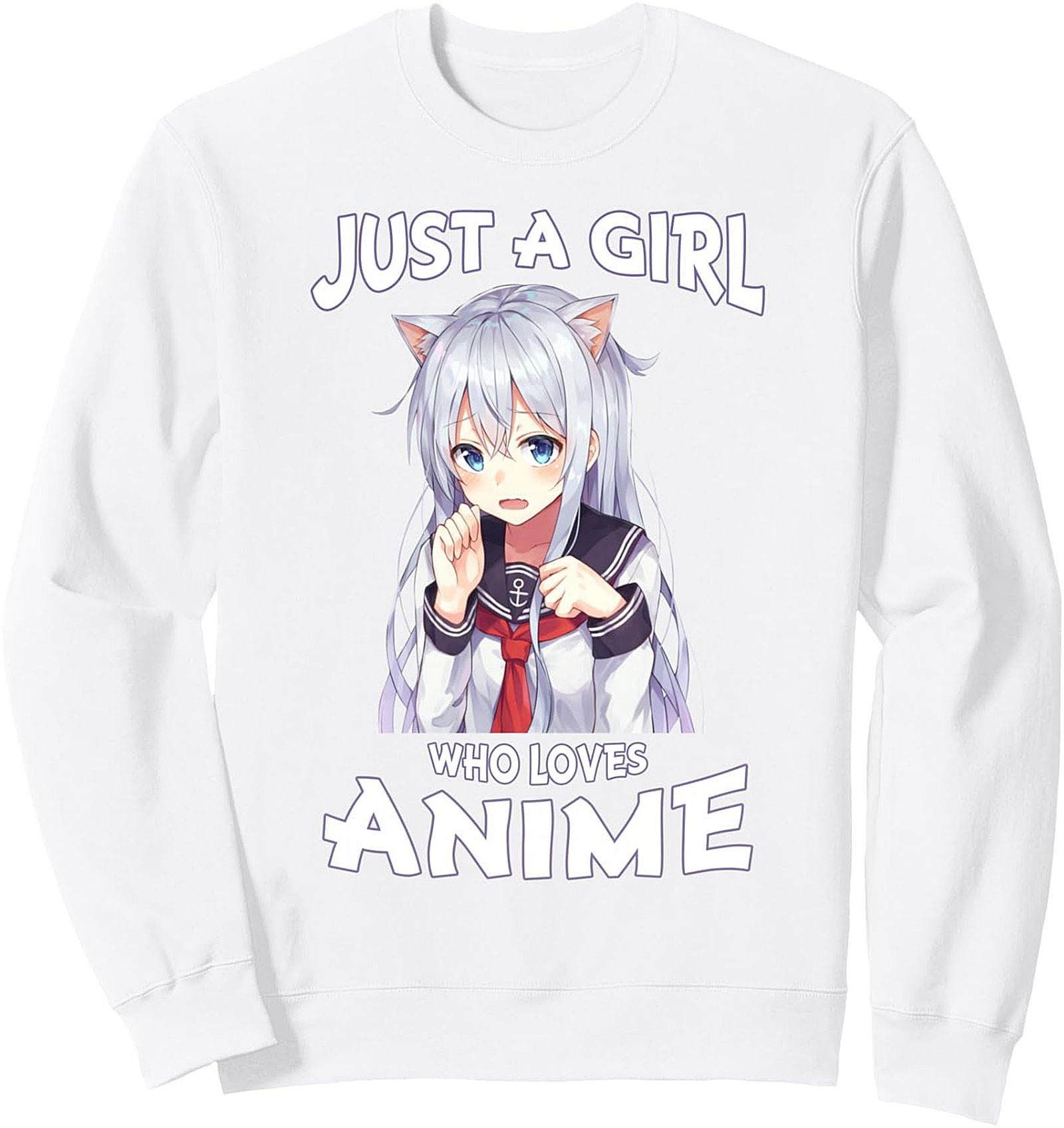 Anime Lover Crewneck Sweatshirt | Kawaii Graphic Pullover