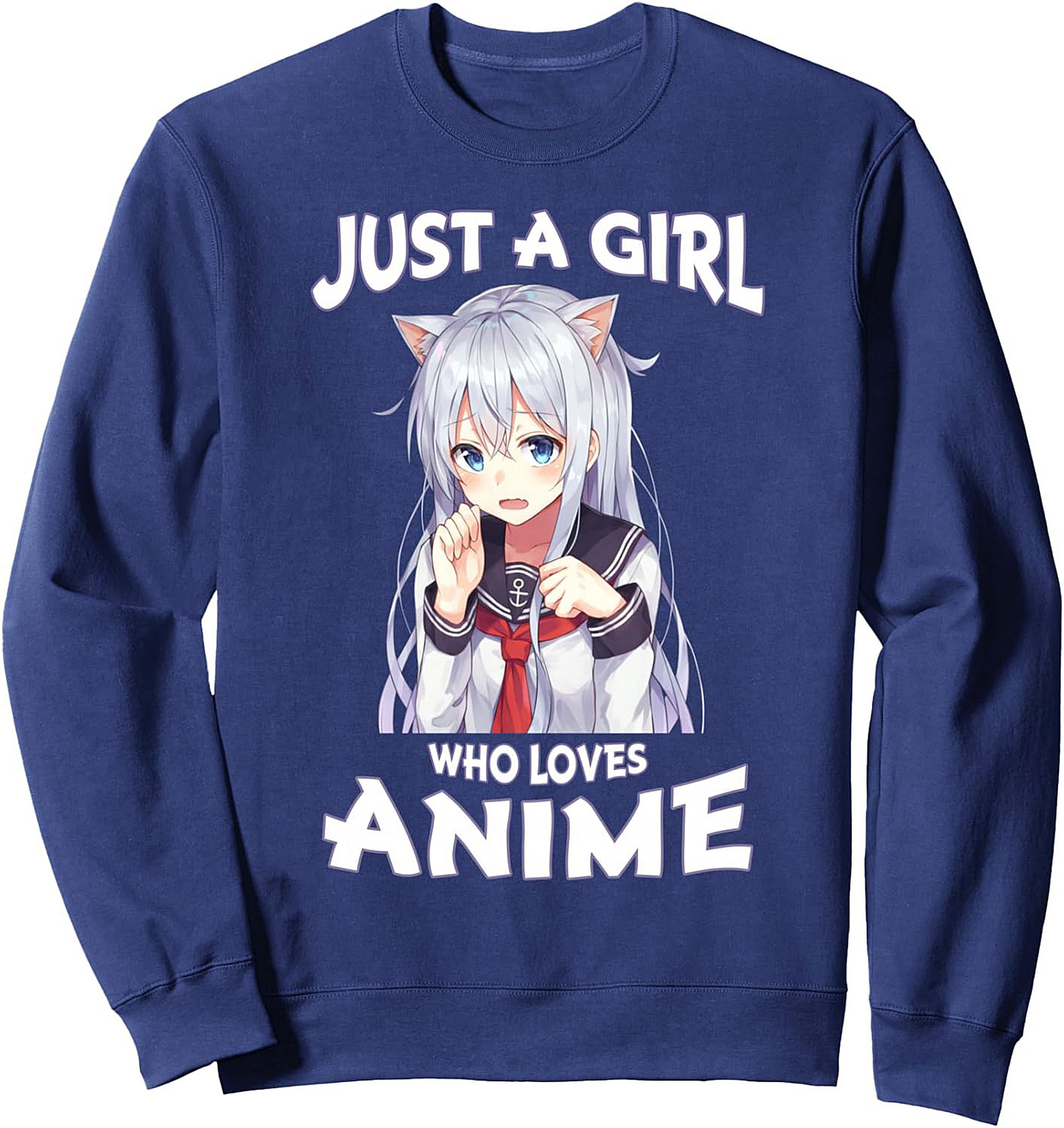 Anime Lover Crewneck Sweatshirt | Kawaii Graphic Pullover