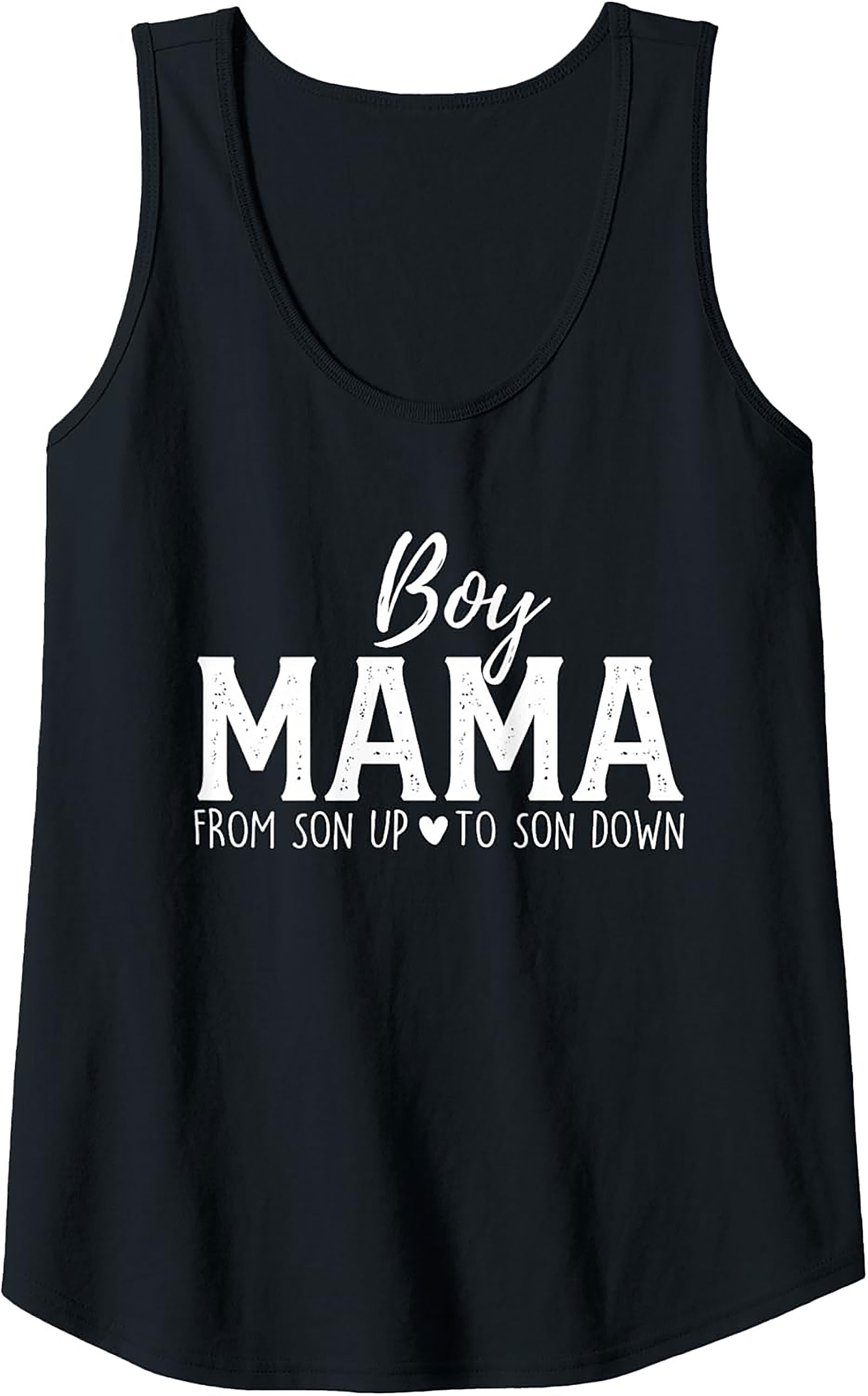 Boy Mama Tank Top Graphic Sleeveless Shirt Gift