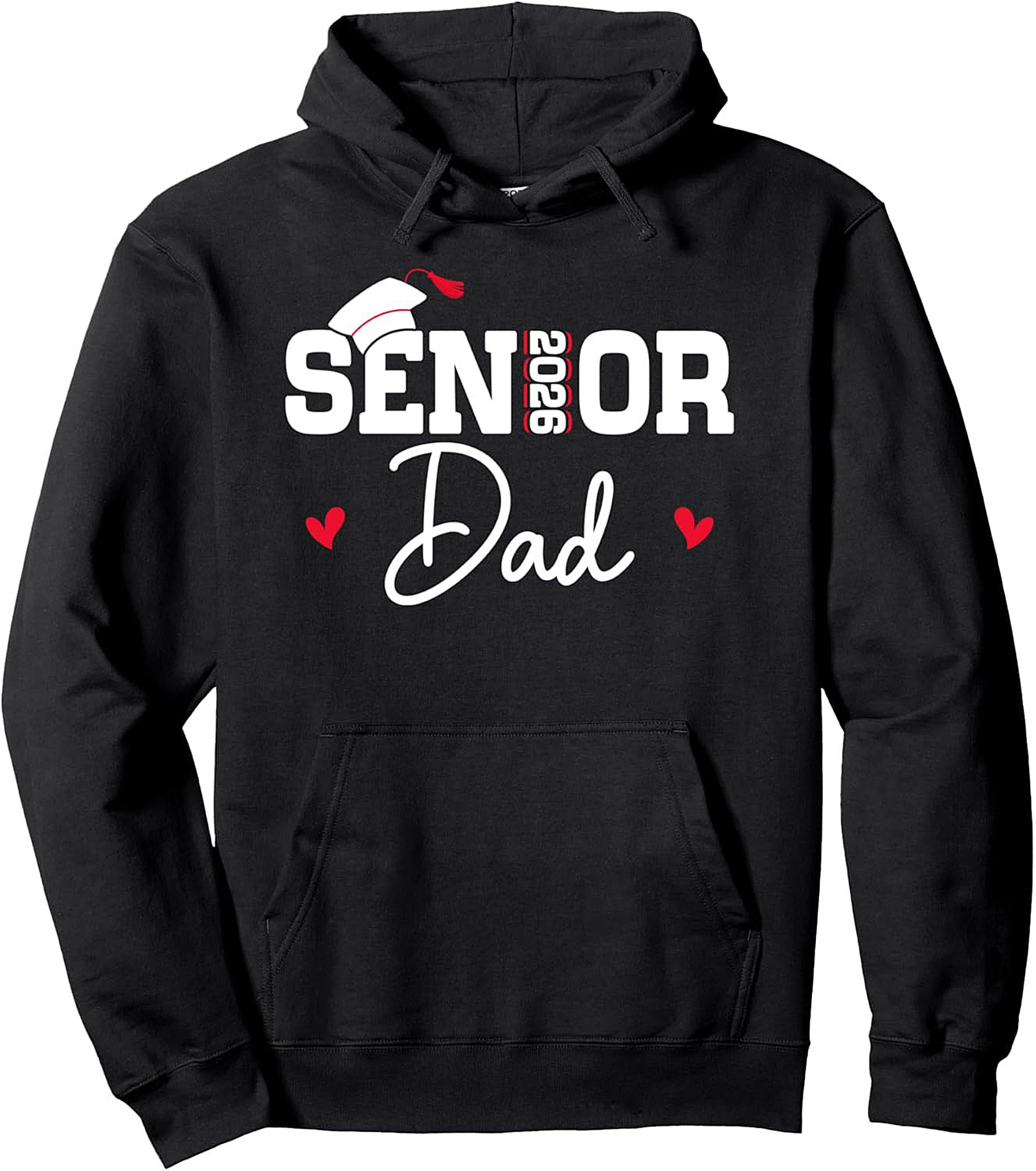 Senior Dad 2026 Pullover Hoodie – Class of 2026 Graduation Gift