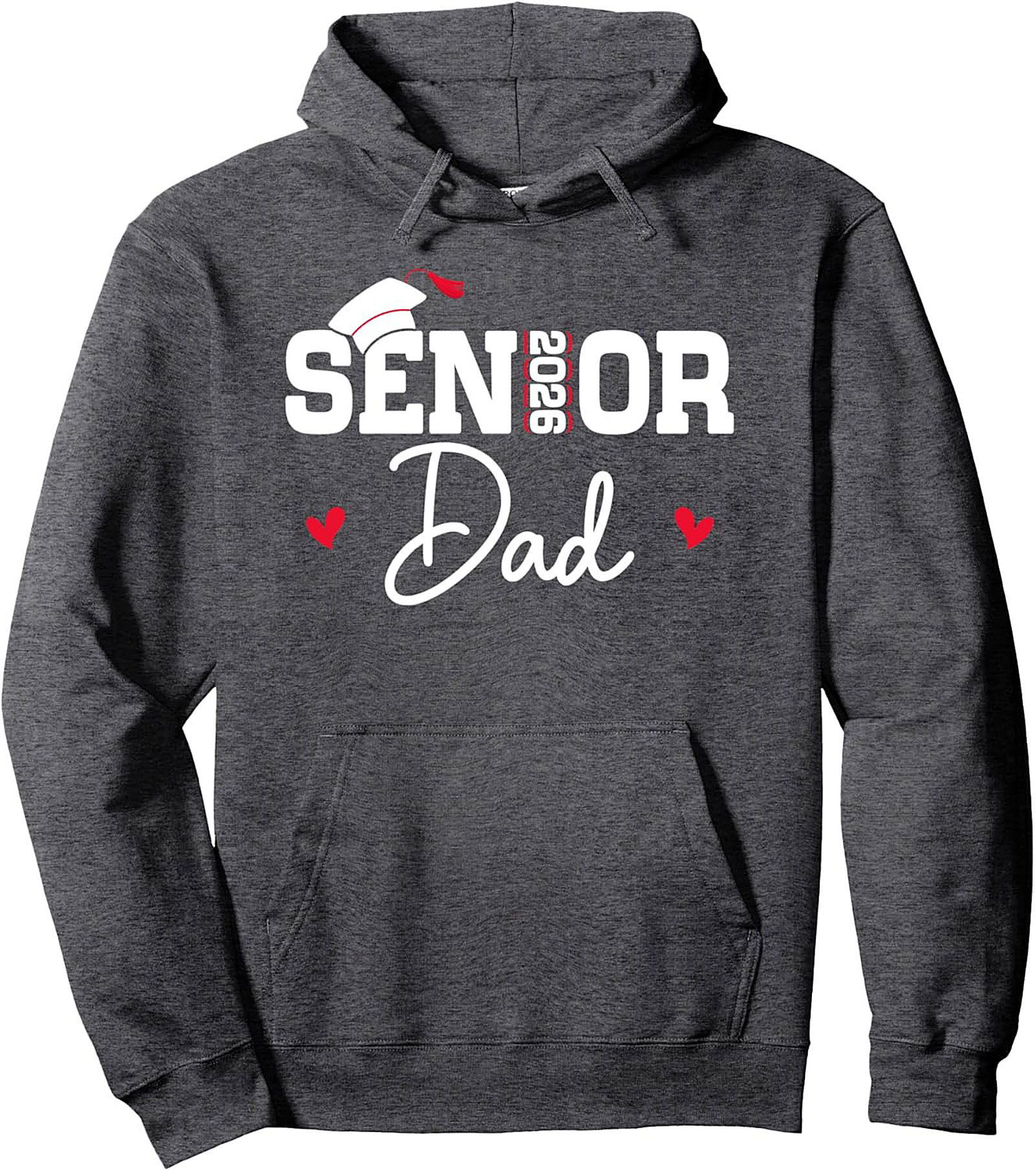 Senior Dad 2026 Pullover Hoodie – Class of 2026 Graduation Gift
