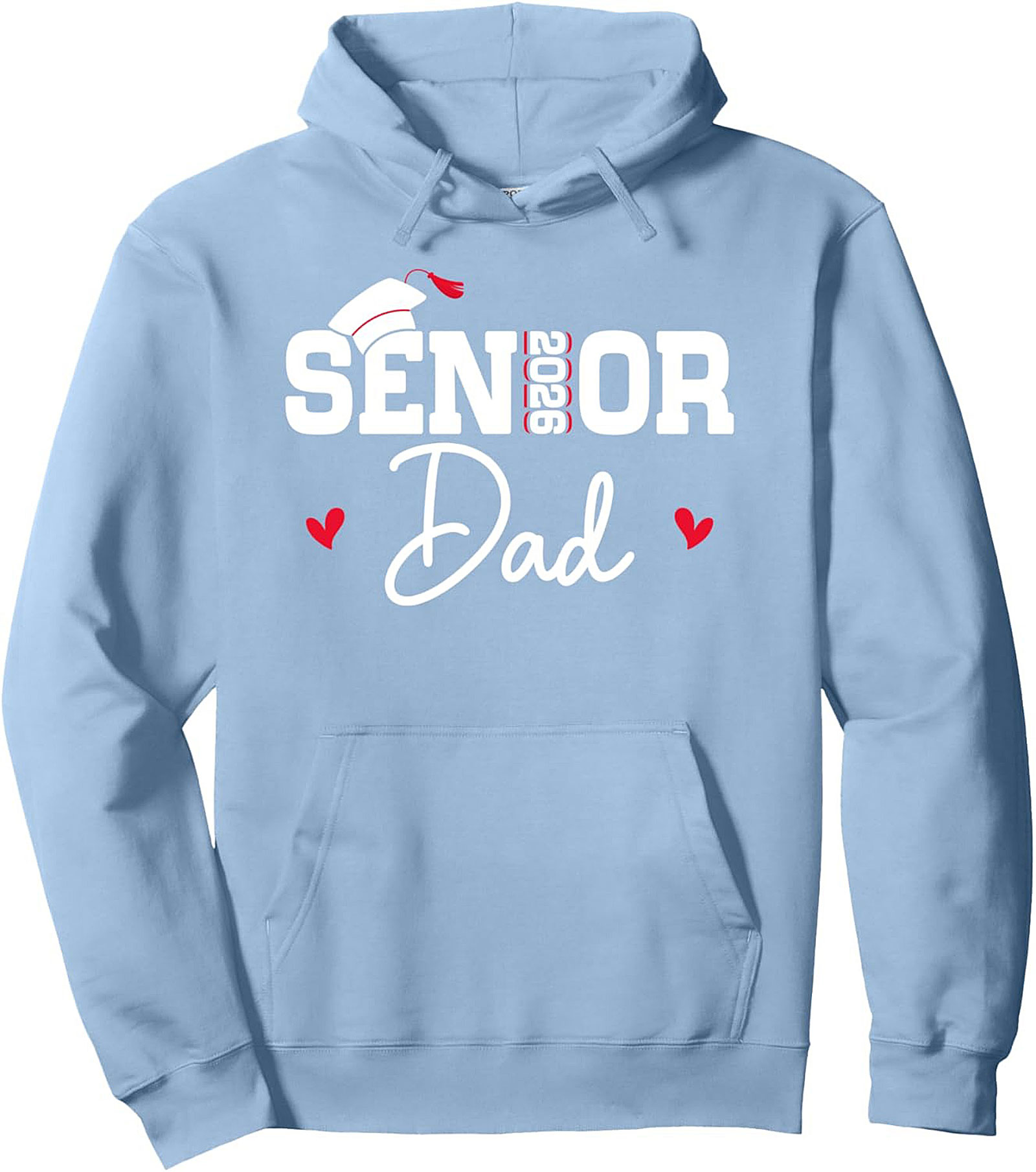 Senior Dad 2026 Pullover Hoodie – Class of 2026 Graduation Gift
