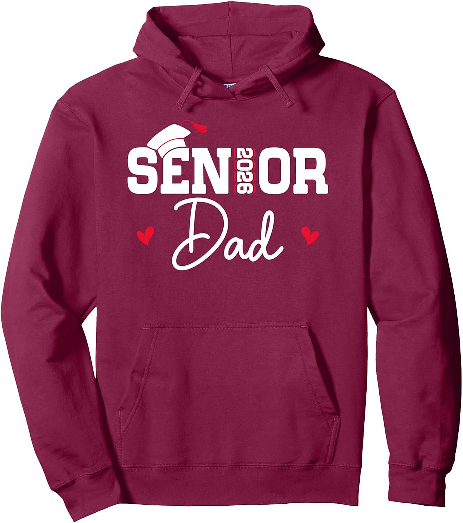 Senior Dad 2026 Pullover Hoodie – Class of 2026 Graduation Gift