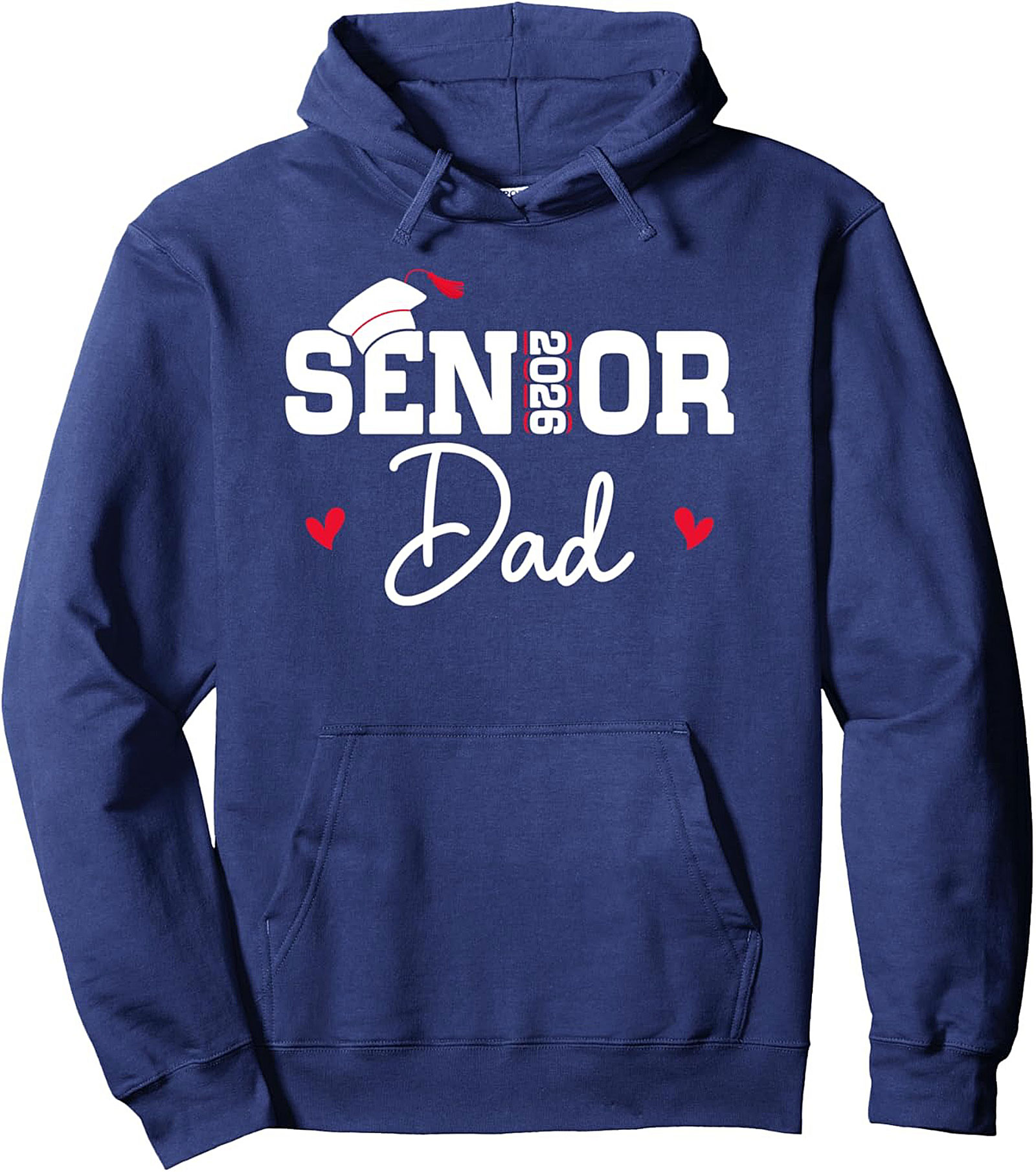 Senior Dad 2026 Pullover Hoodie – Class of 2026 Graduation Gift