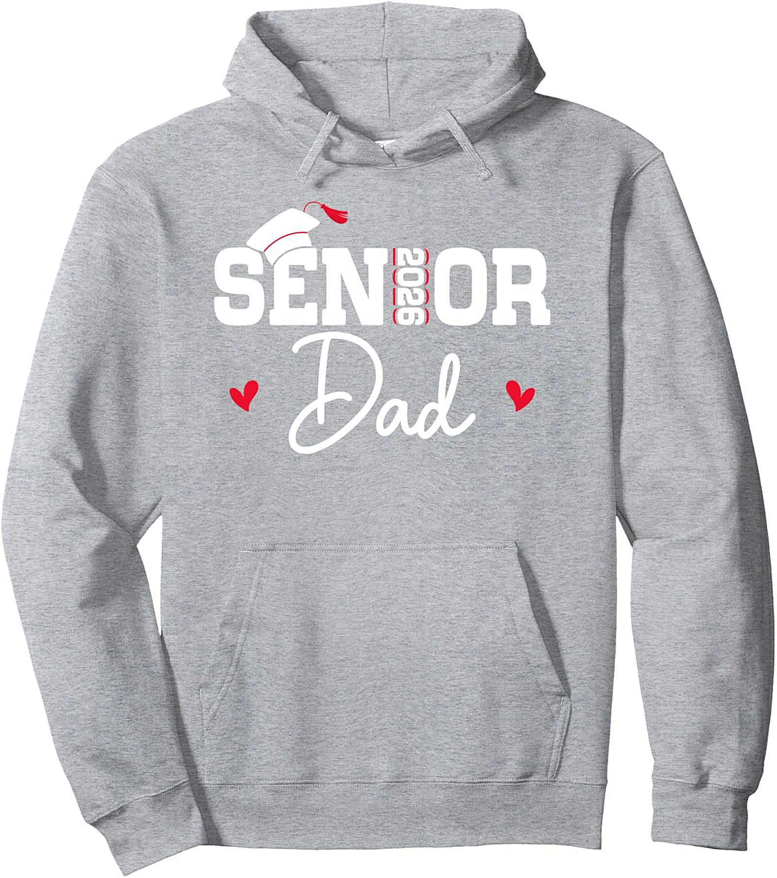 Senior Dad 2026 Pullover Hoodie – Class of 2026 Graduation Gift