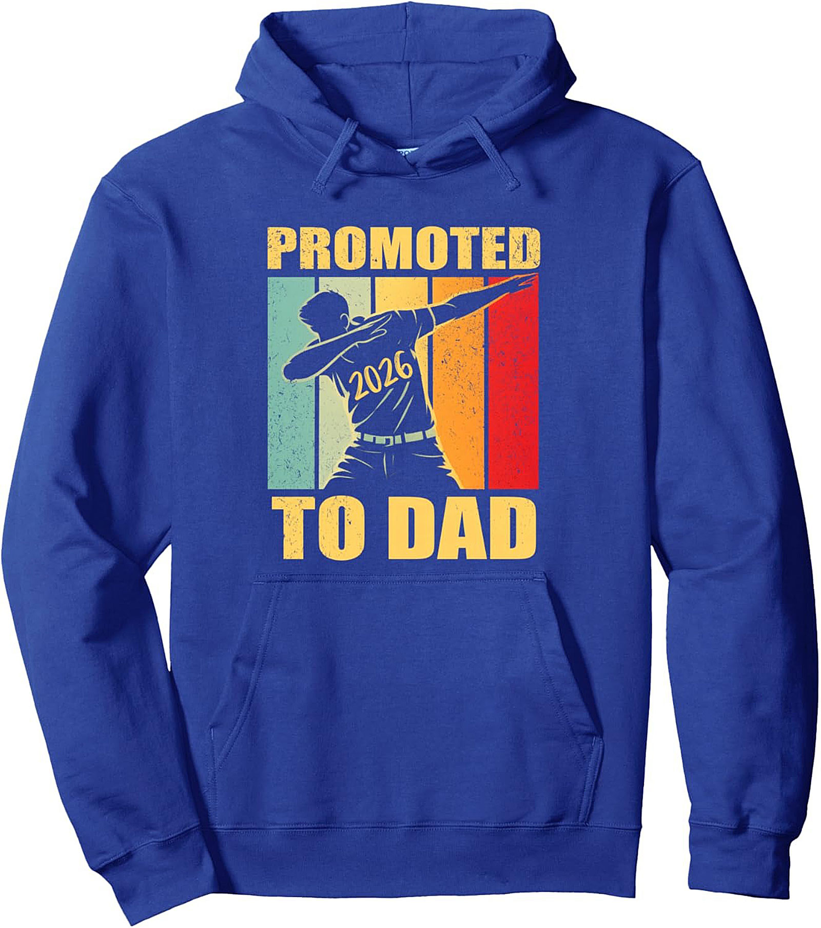 Promoted to Dad 2026 Pullover Hoodie New Father Gift