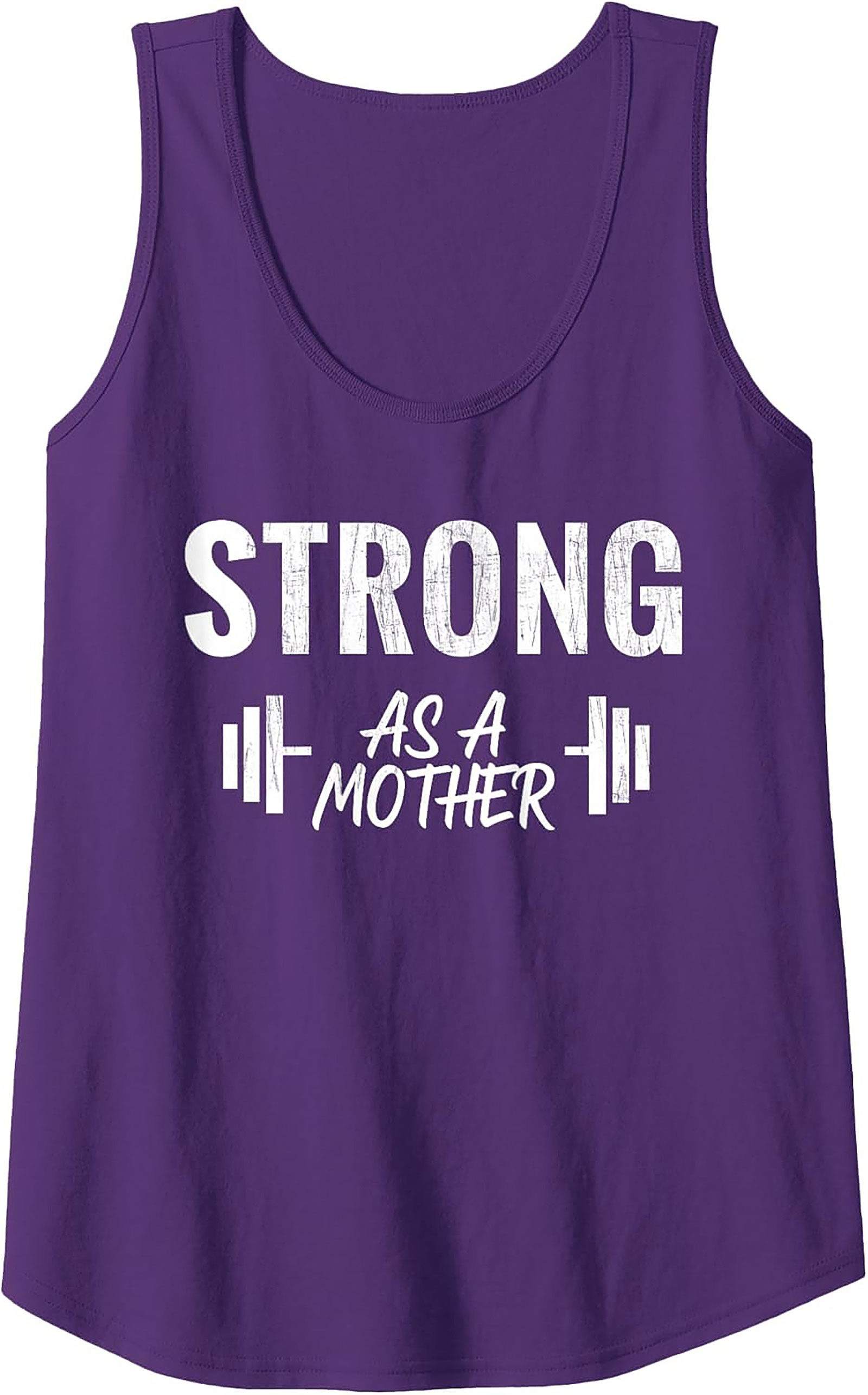 Strong Mom Gym Tank Top Workout Sleeveless Shirt 