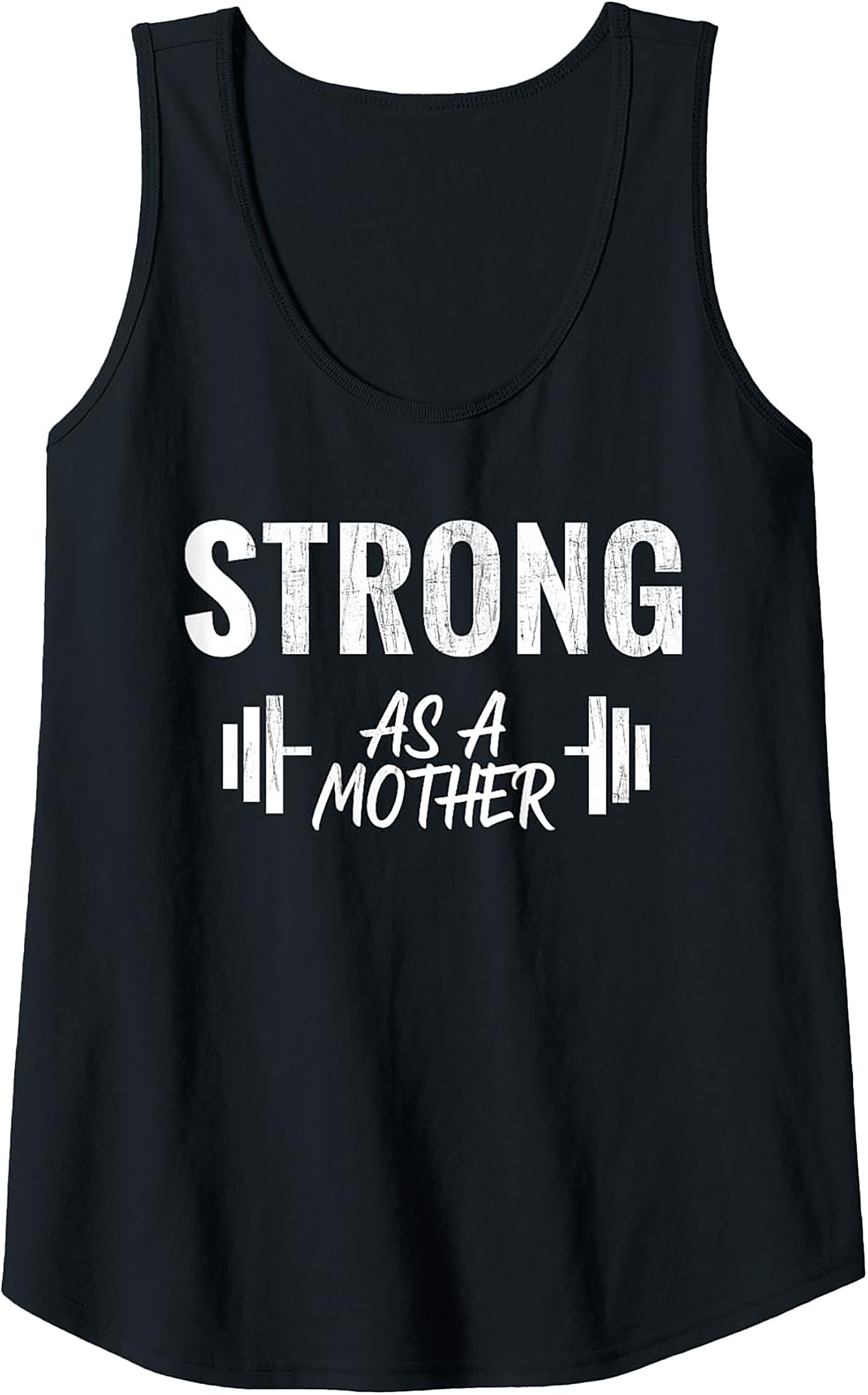 Strong Mom Gym Tank Top Workout Sleeveless Shirt 