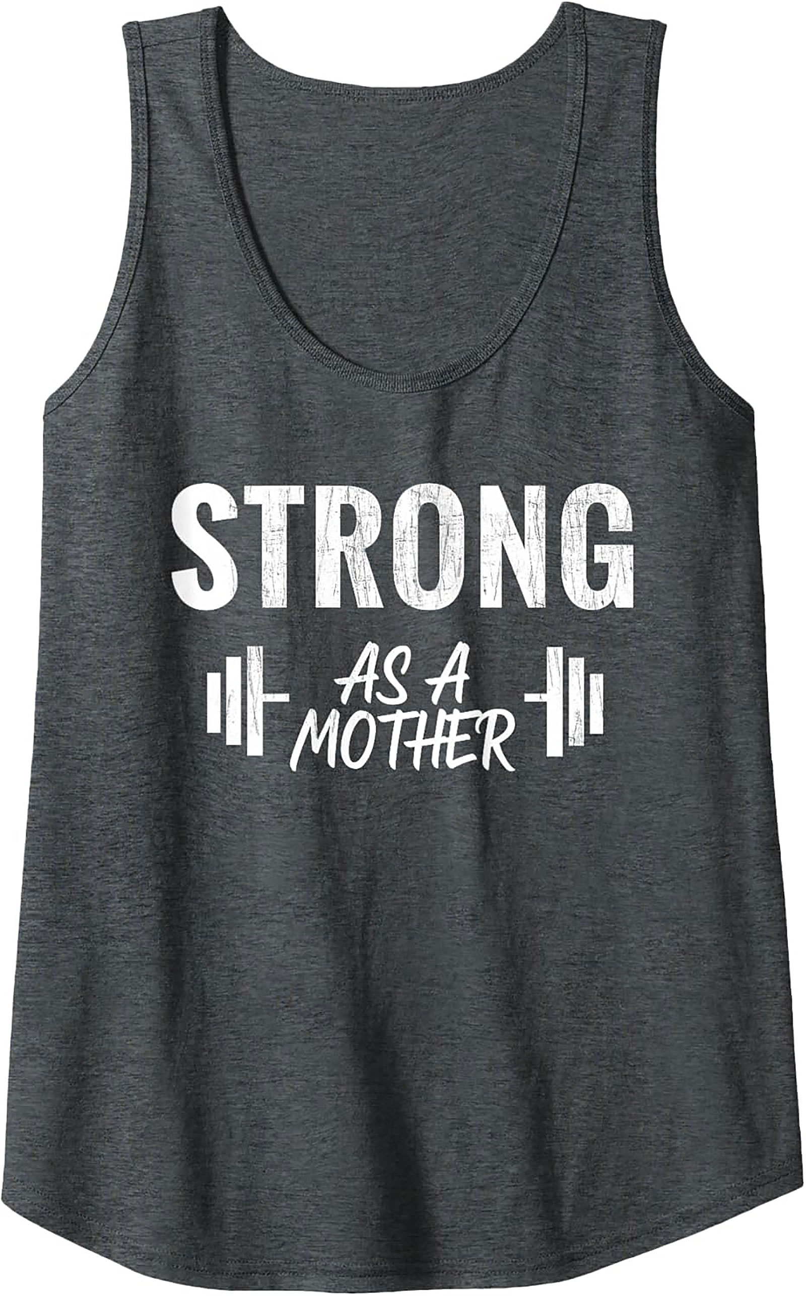 Strong Mom Gym Tank Top Workout Sleeveless Shirt 