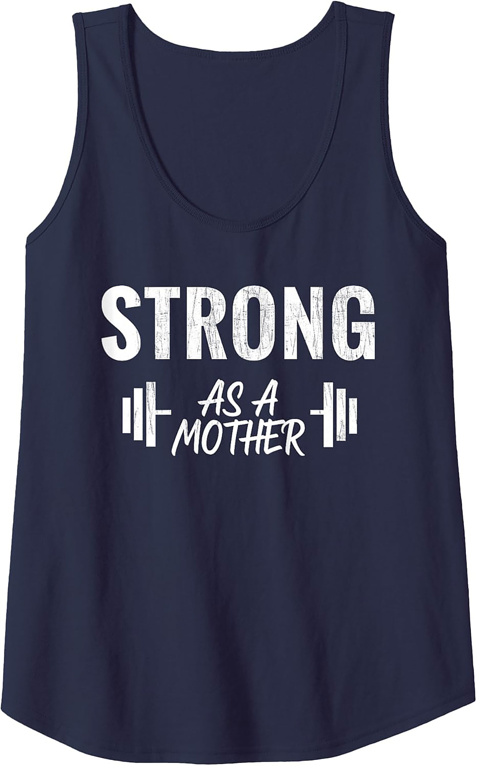 Strong Mom Gym Tank Top Workout Sleeveless Shirt 