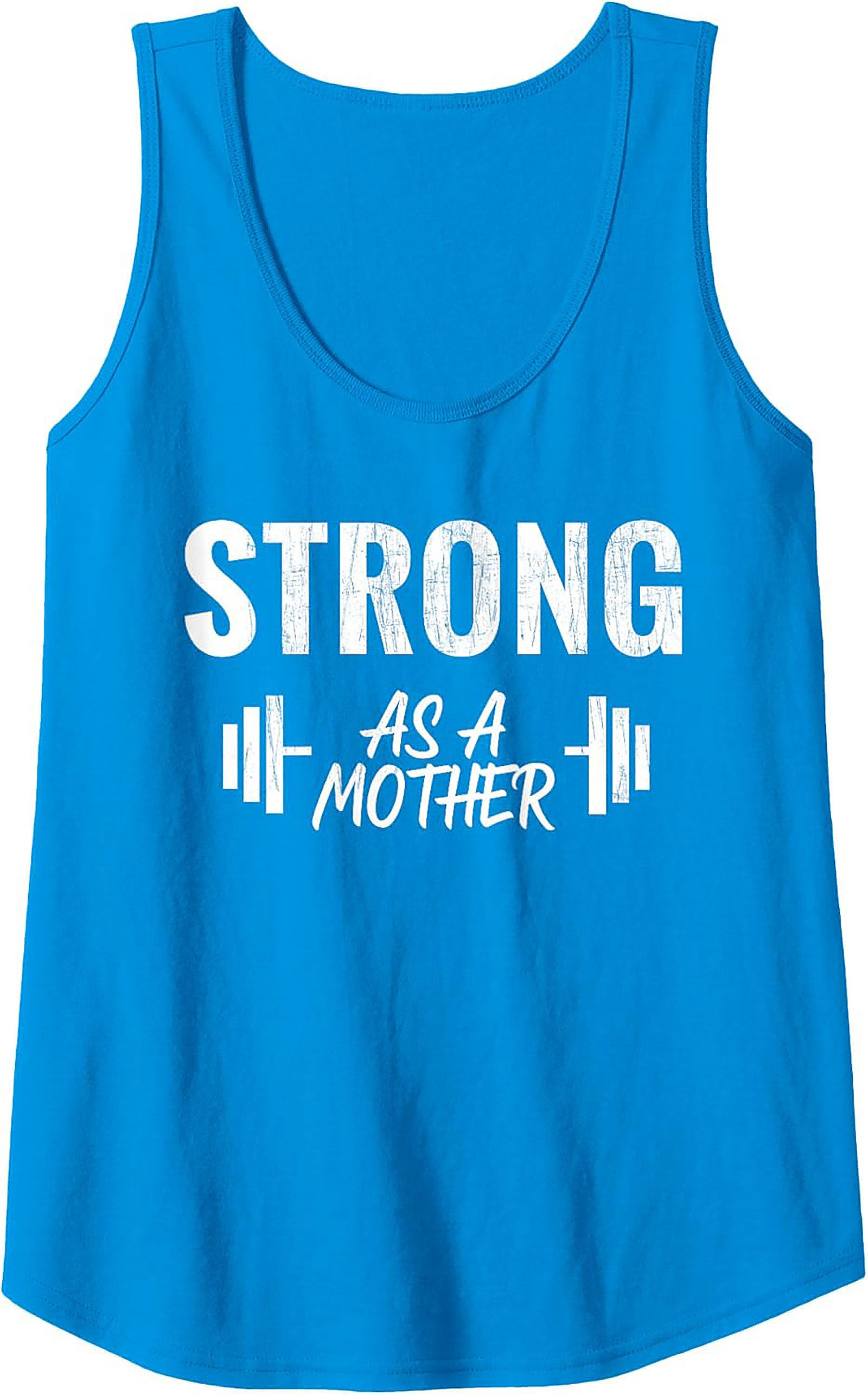Strong Mom Gym Tank Top Workout Sleeveless Shirt 