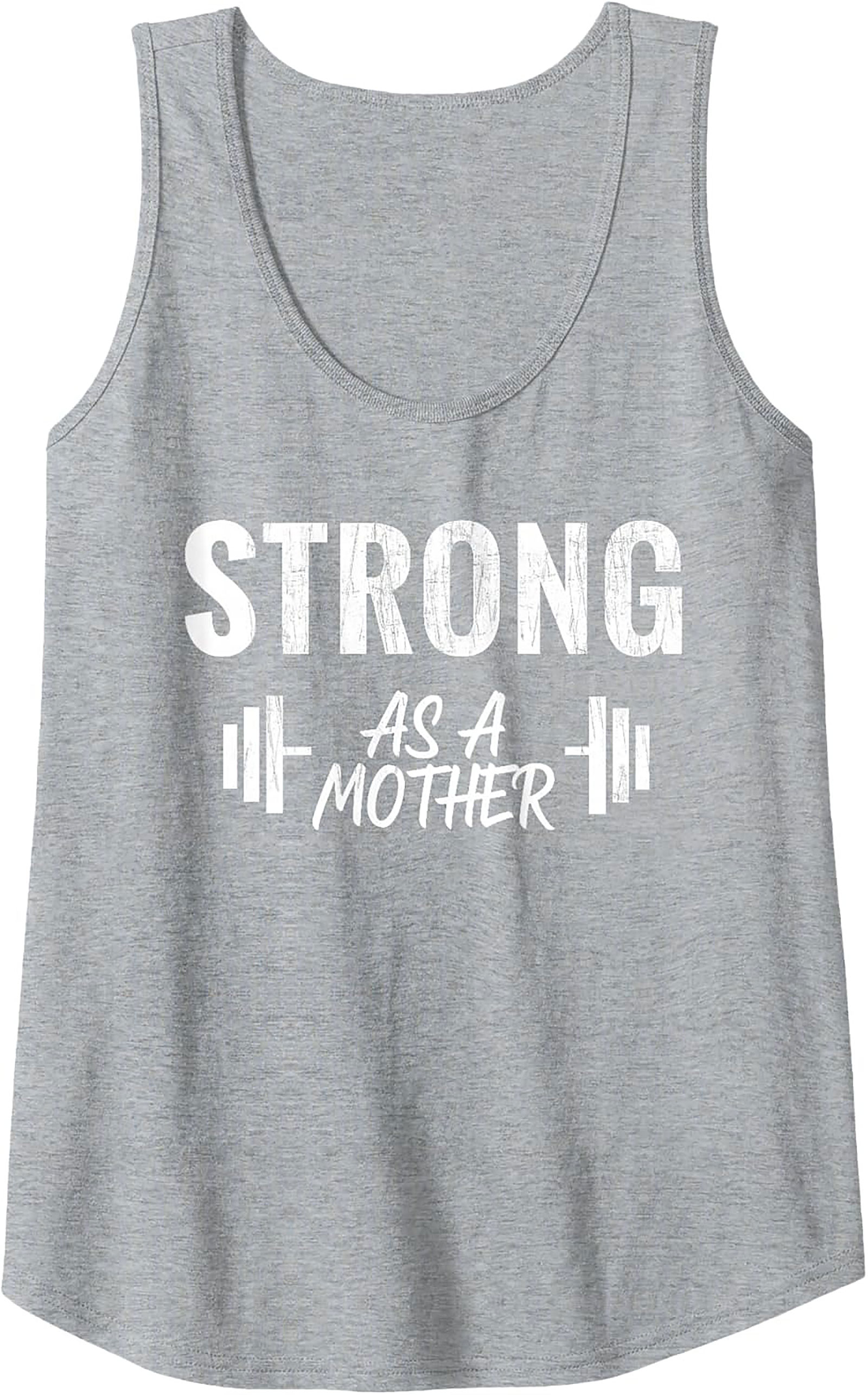 Strong Mom Gym Tank Top Workout Sleeveless Shirt 