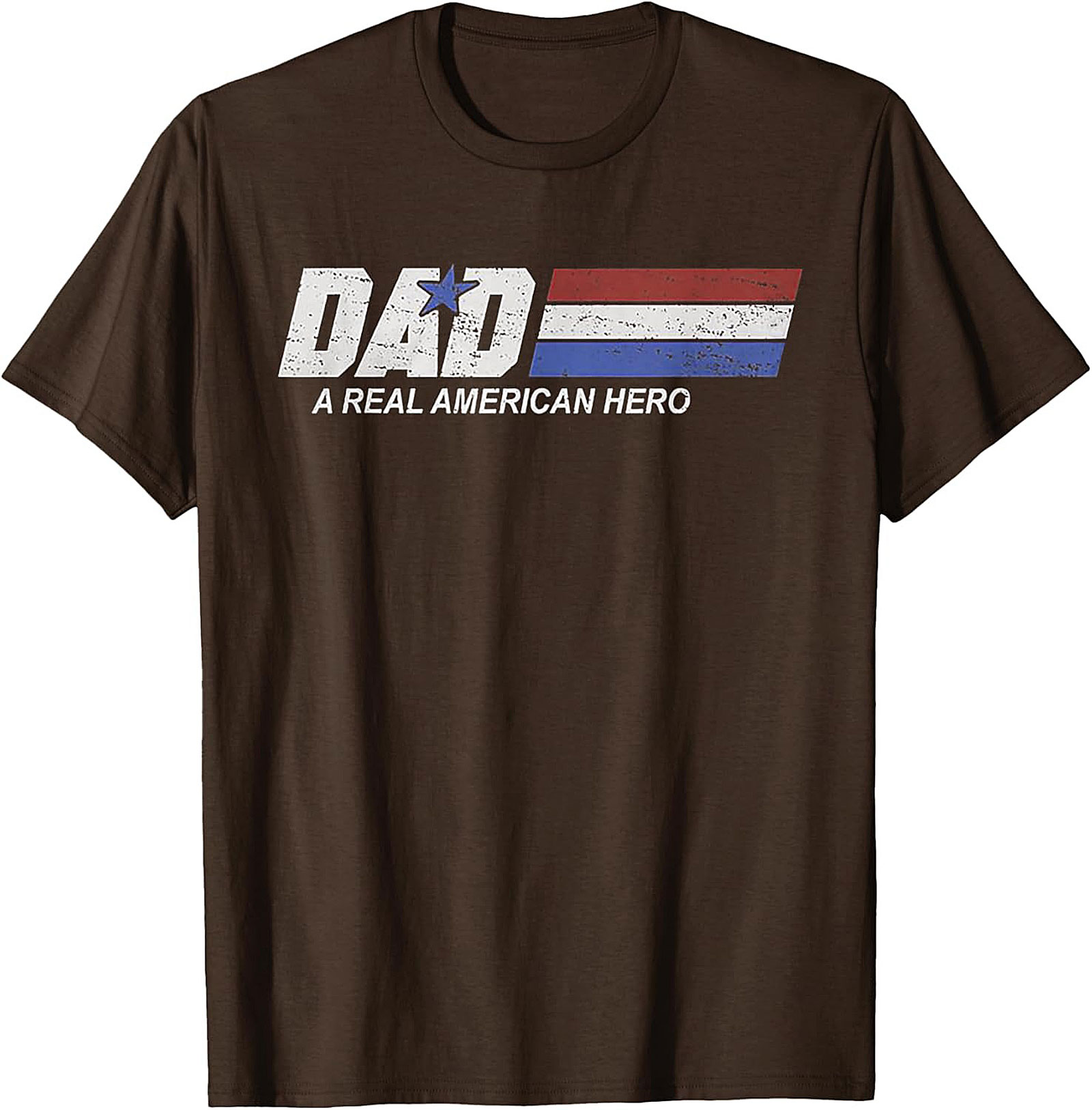 American Hero Dad T-shirt Patriotic Father's Day Tee