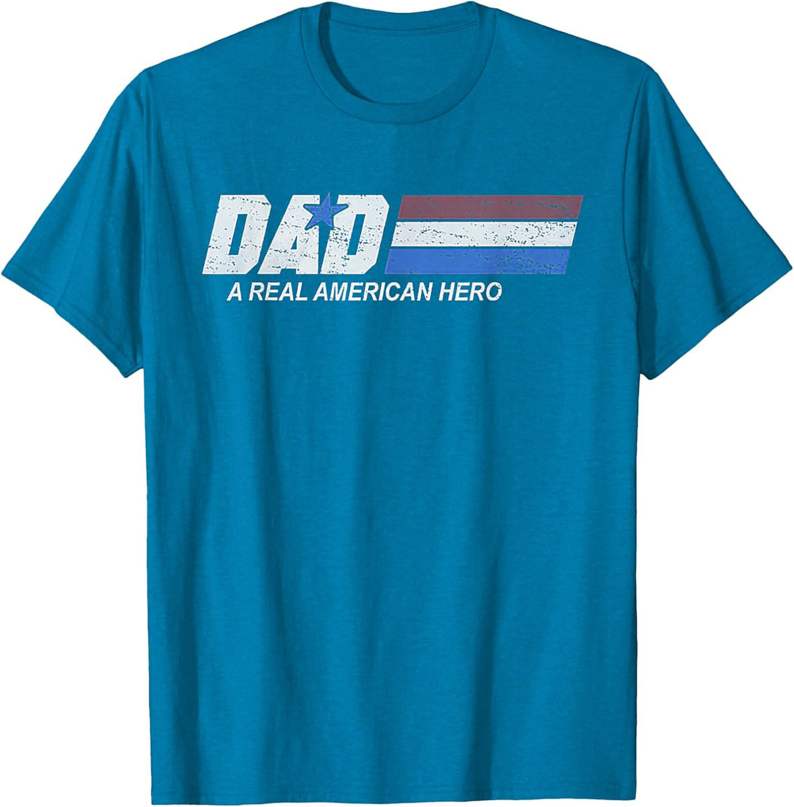 American Hero Dad T-shirt Patriotic Father's Day Tee