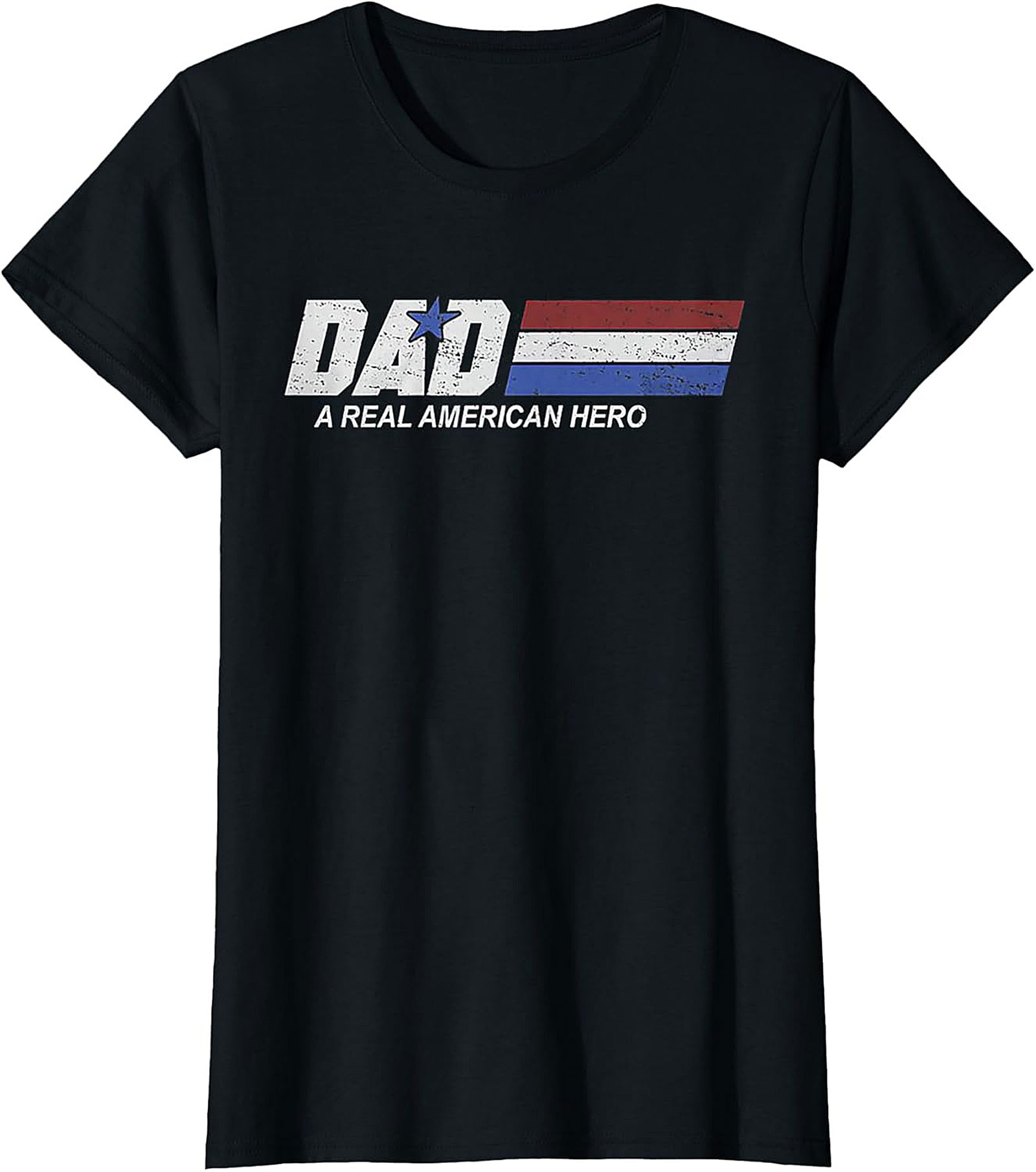 American Hero Dad T-shirt Patriotic Father's Day Tee