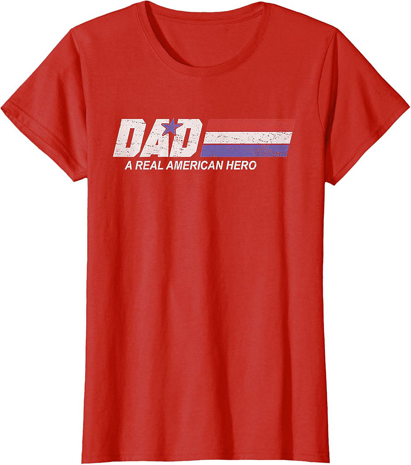 American Hero Dad T-shirt Patriotic Father's Day Tee